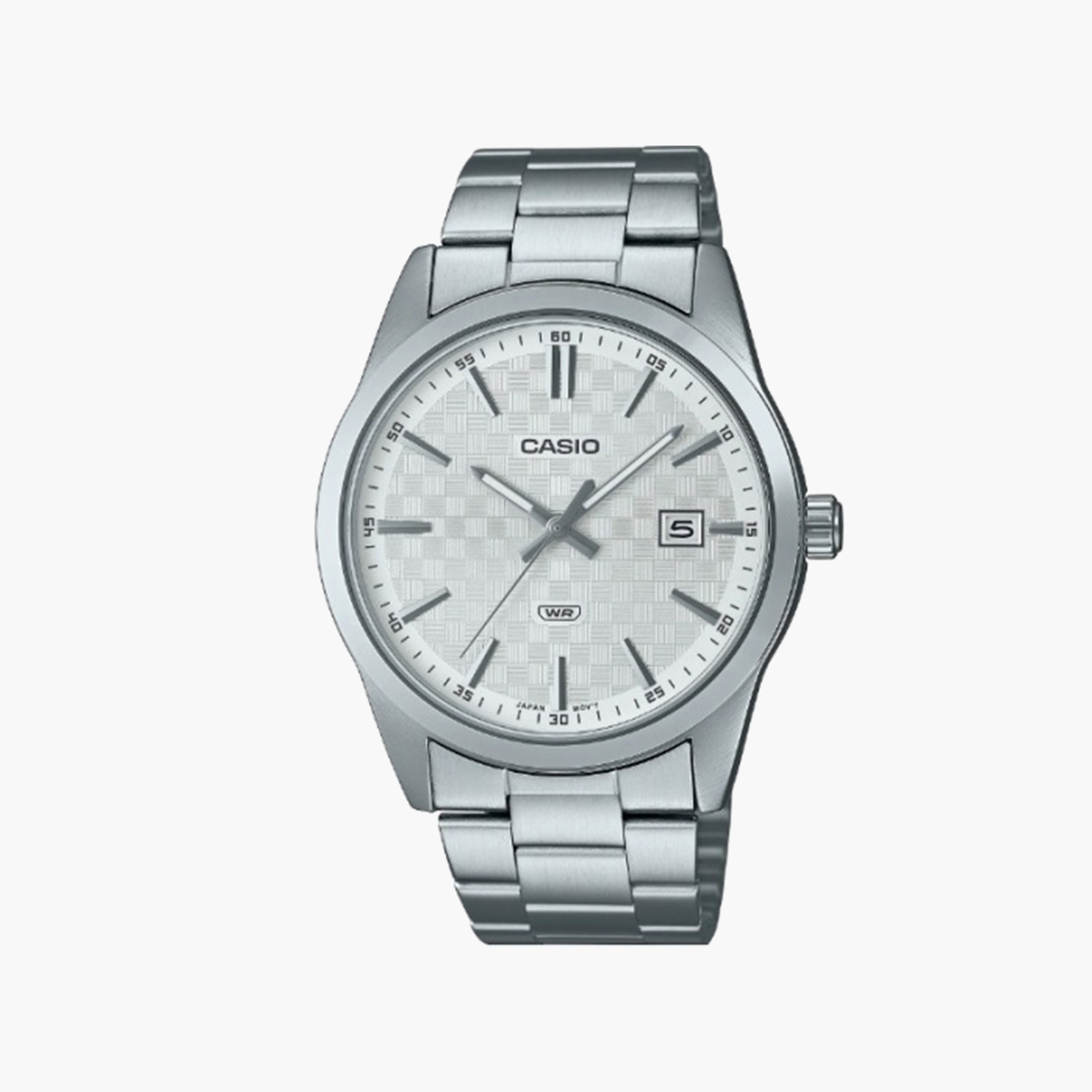 Casio Men's Silver Analog Stainless Steel Strap Watch | MTP-VD03D-7AUDF | 41 MM-men-watchesandjewellery-watches-image-1