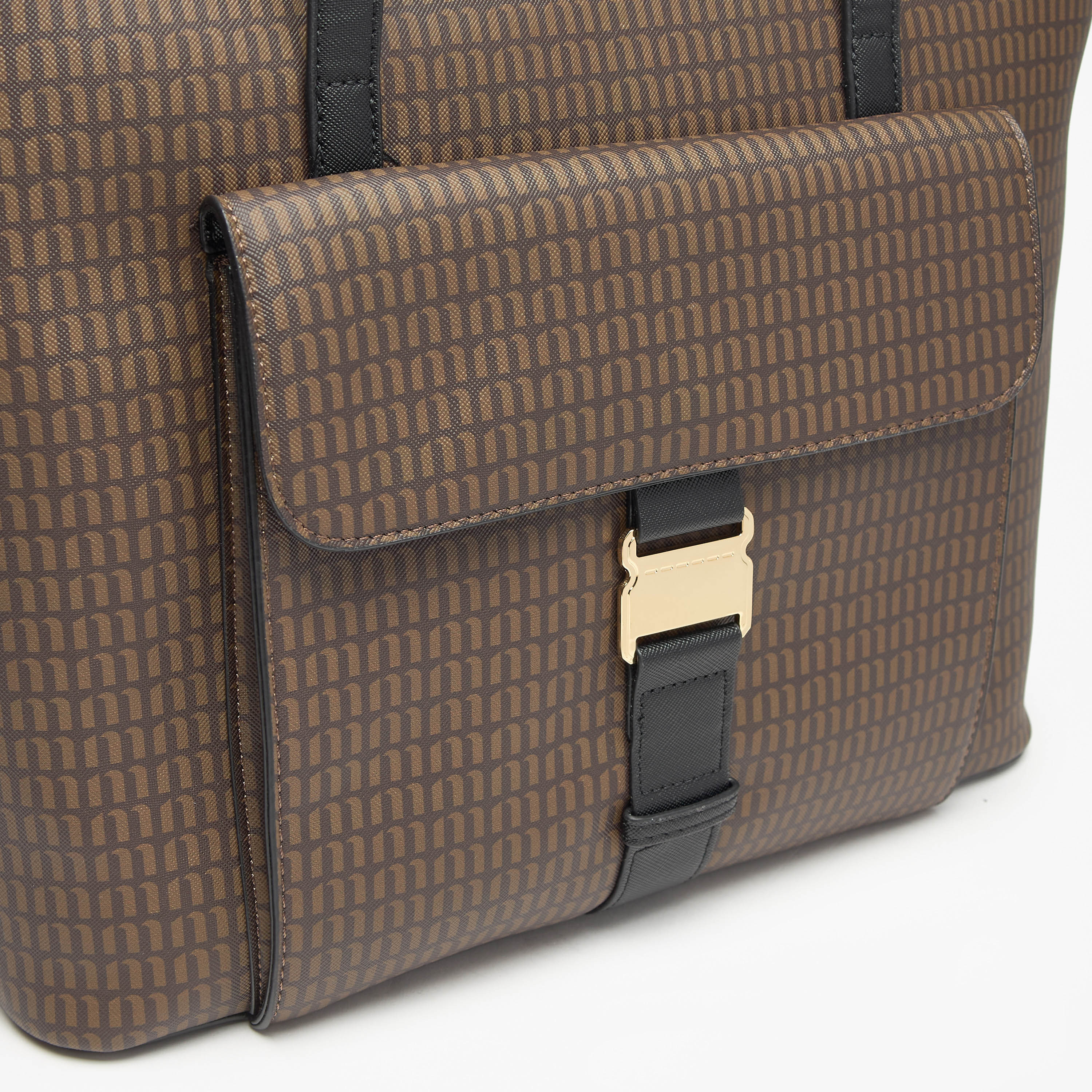 Missy All-Over Monogram Print Tote Bag with Double Handle and Zip Closure-women-bagsandwallets-handbags-image-3