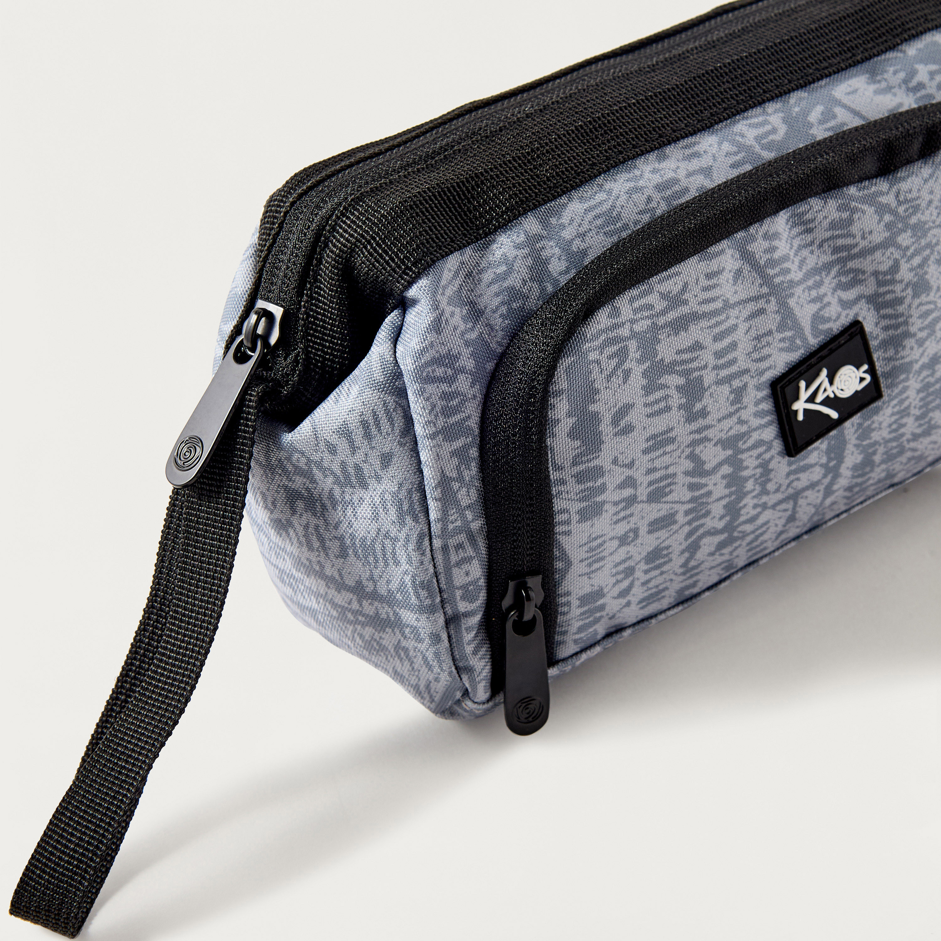 KAOS Printed Pencil Pouch with Zip Closure and Handle-school-stationery-pencilcases-image-3