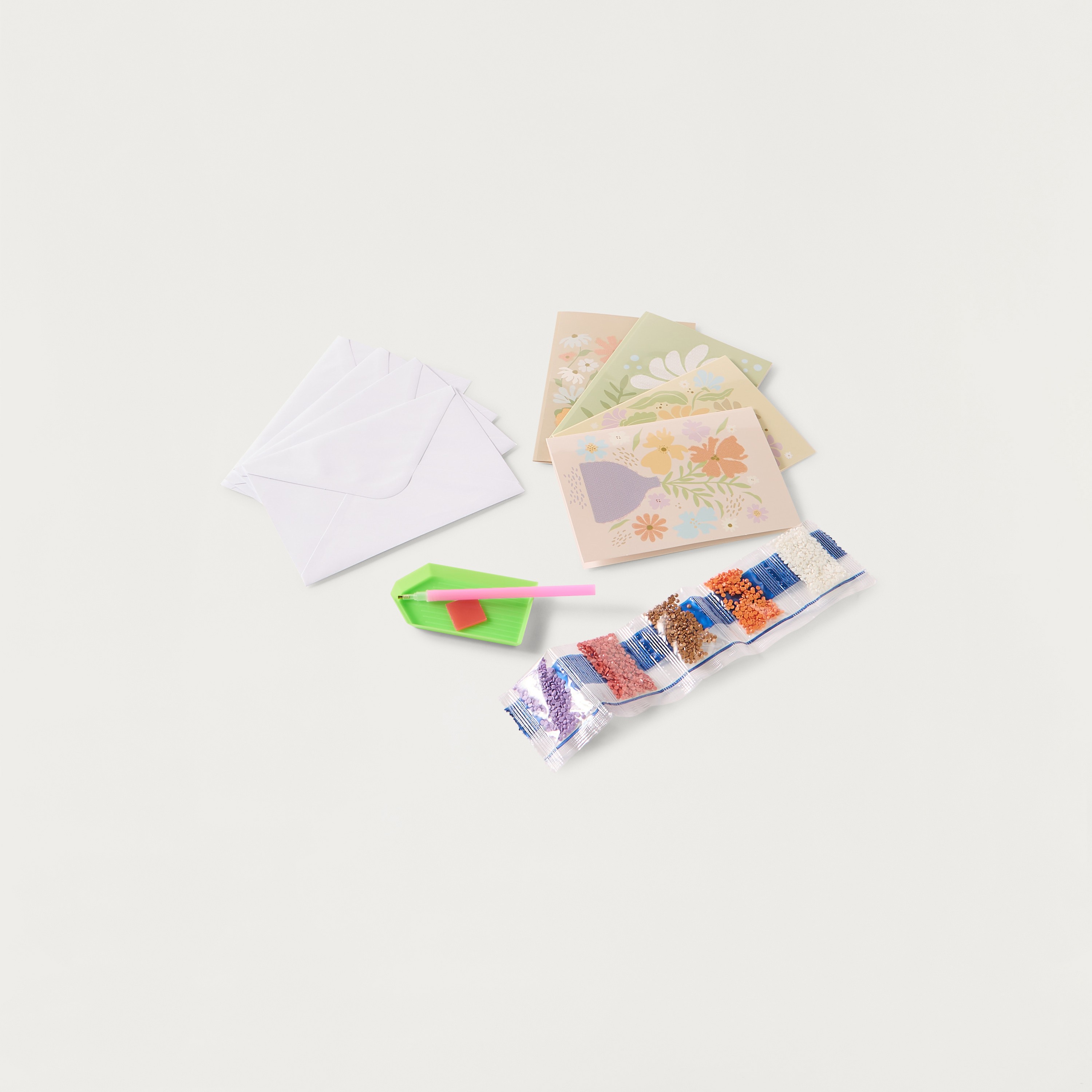 مجموعة بطاقات الرسم الماسية اصنعها بنفسك من كرافت لاب-school-stationery-sets-image-2