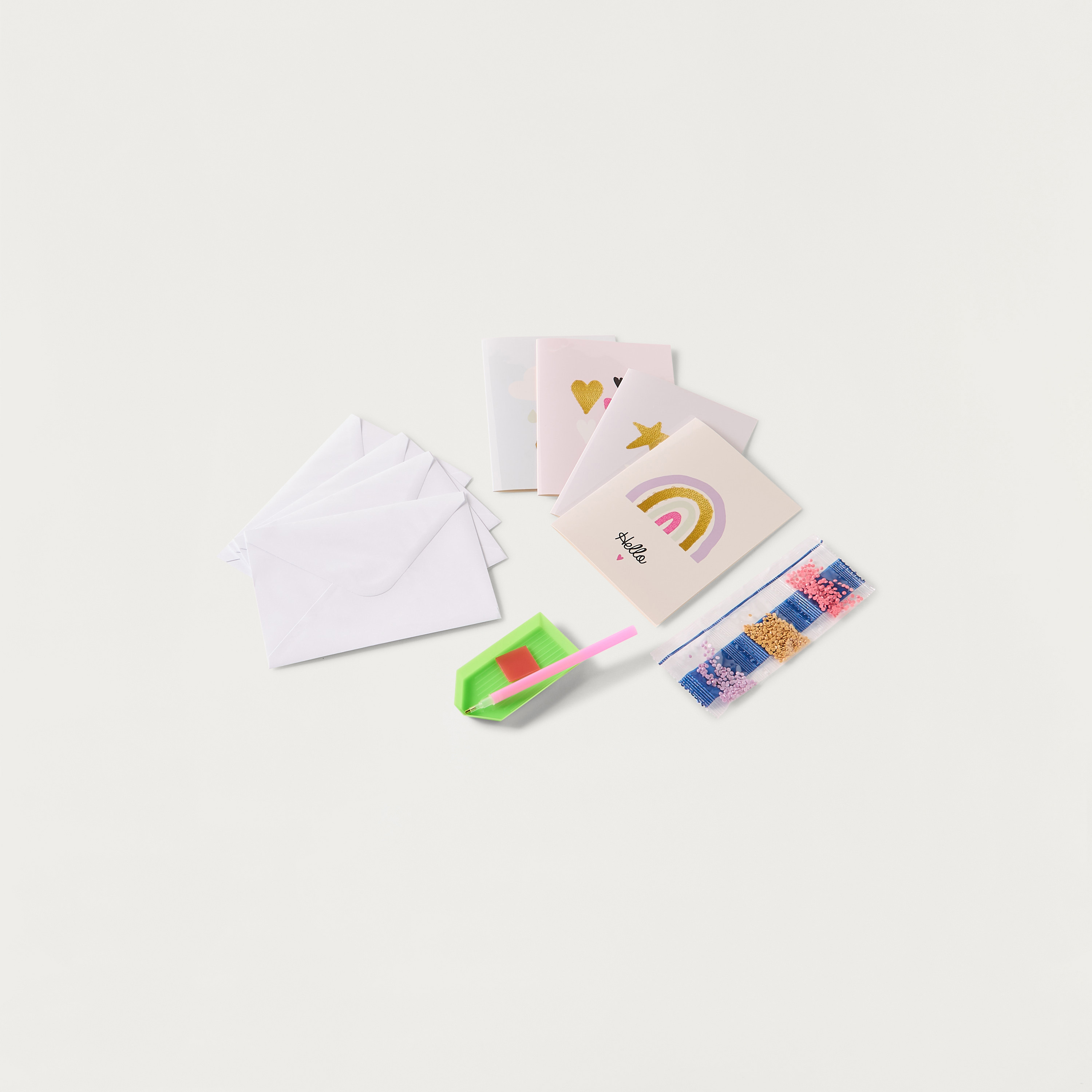 CraftLab Diamond DIY Painting Cards Set-school-stationery-sets-image-2