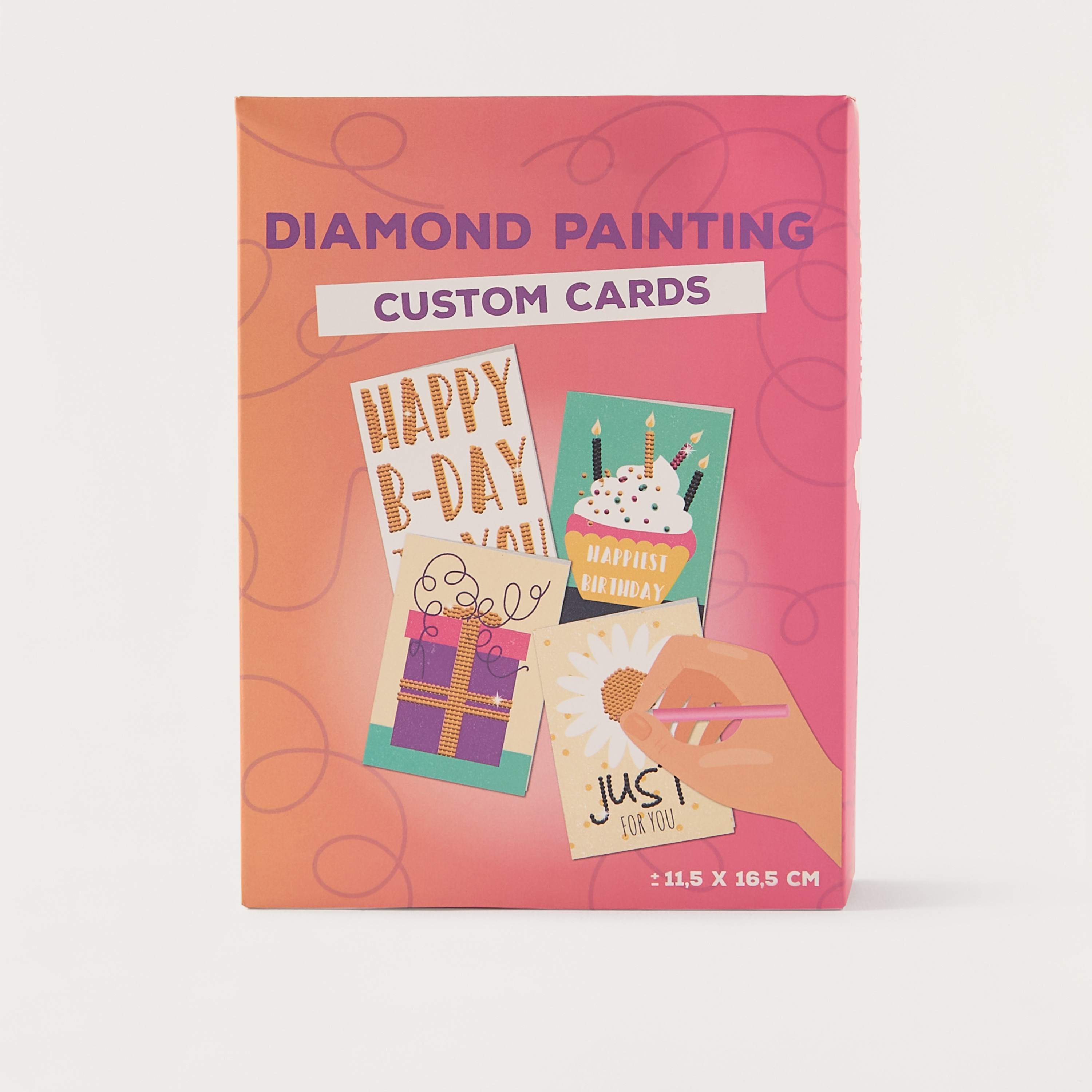 CraftLab Diamond DIY Painting Cards Set-school-stationery-sets-image-1