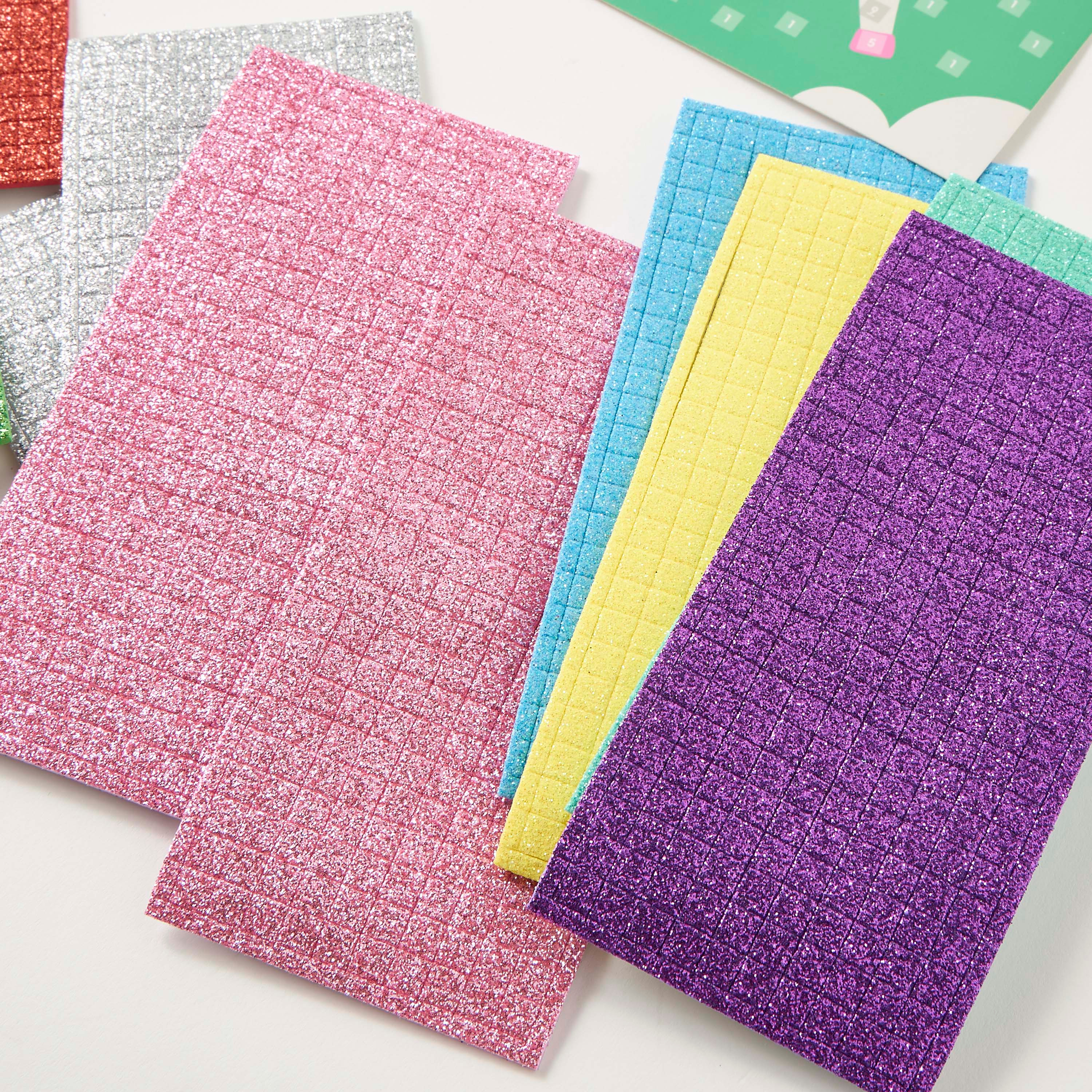 مجموعة الفسيفساء جليتر اصنعها بنفسك من كرافت لاب-school-stationery-sets-image-4