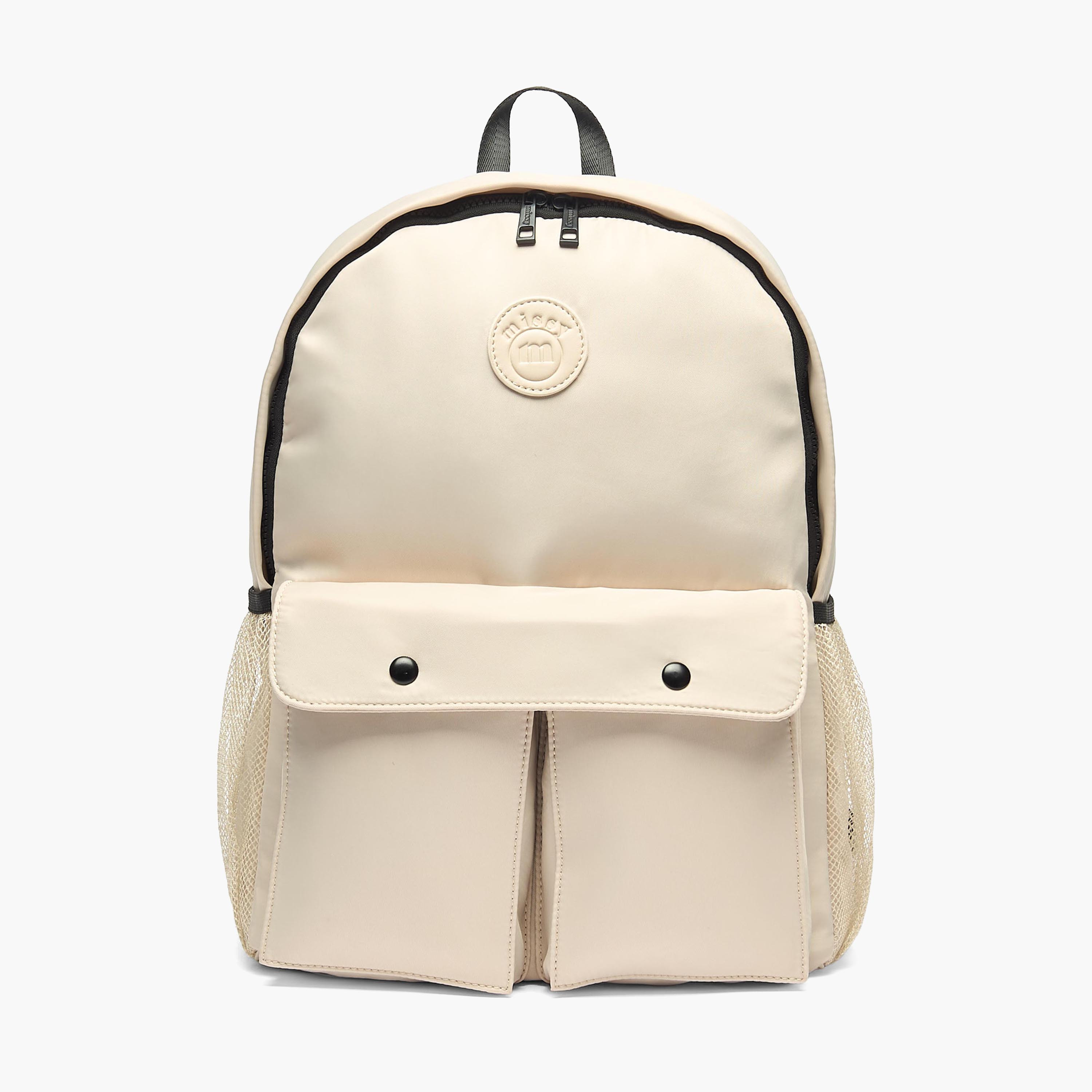 شنطة ظهر سادة بأحزمة قابلة للتعديل وسحاب إغلاق من ميسي - 12x30x41 سم-women-bagsandwallets-backpacks-image-1