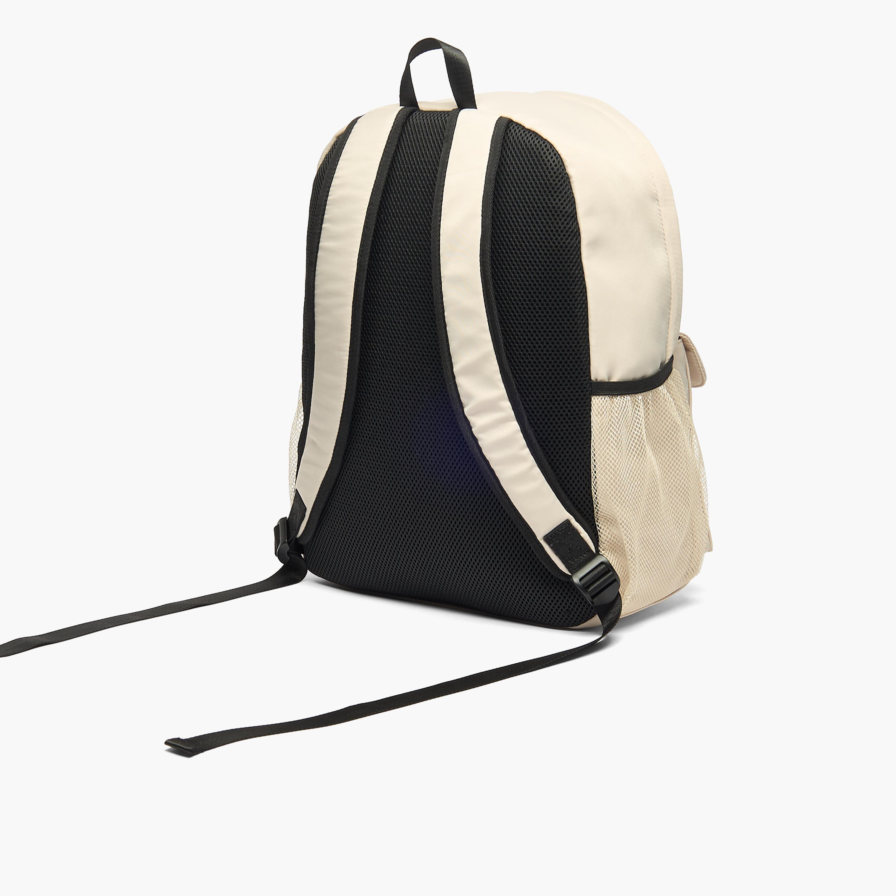 شنطة ظهر سادة بأحزمة قابلة للتعديل وسحاب إغلاق من ميسي - 12x30x41 سم-women-bagsandwallets-backpacks-image-3