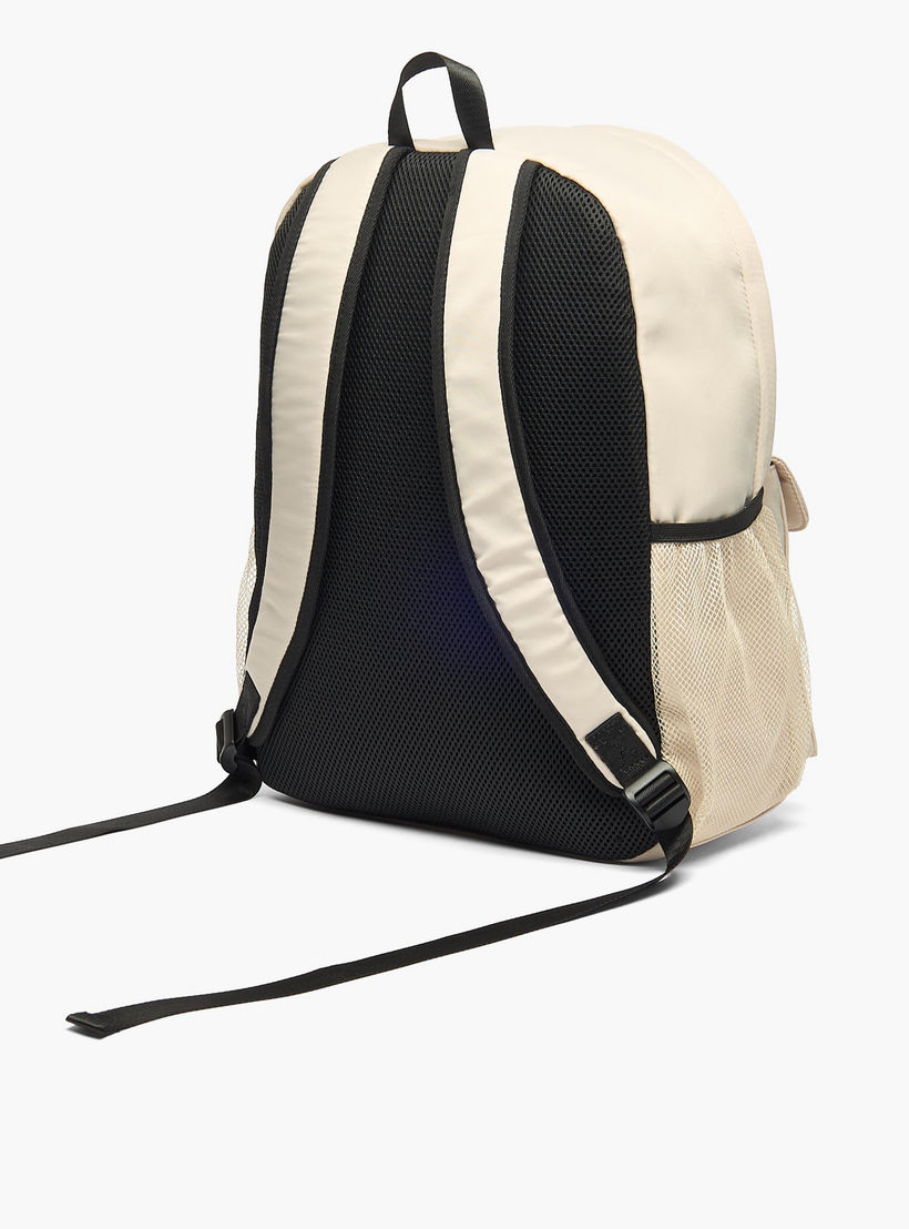 شنطة ظهر سادة بأحزمة قابلة للتعديل وسحاب إغلاق من ميسي - 12x30x41 سم-women-bagsandwallets-backpacks-image-3
