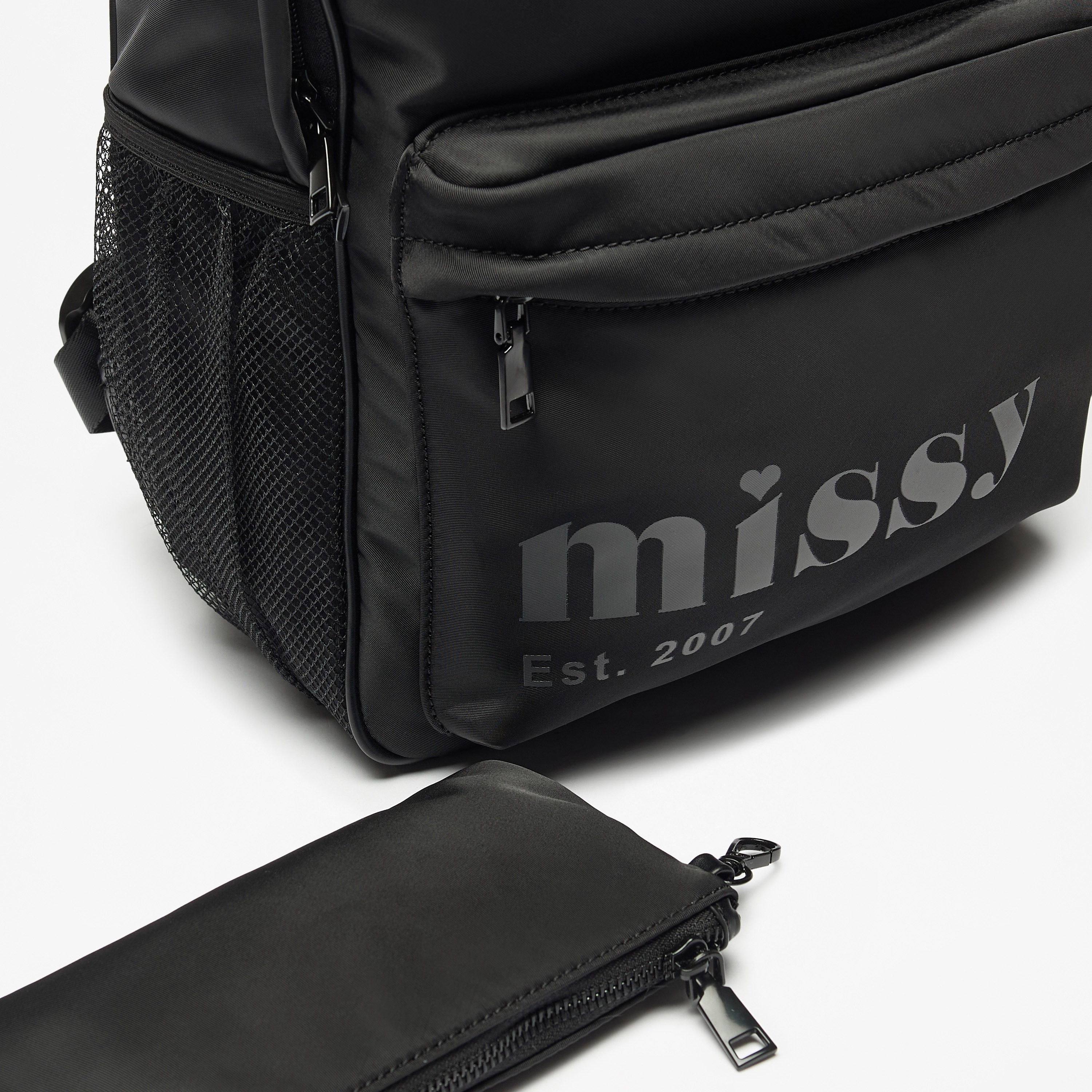 Missy Logo Print 2-Piece School Backpack Set for Girls with Pencil Pouch - 30x12x40 cm-cpwomen-fashionaccessories-bagsandwallets-backpacks-image-3