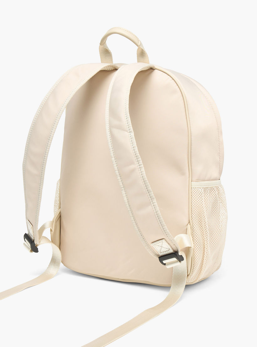 شنطة ظهر مدرسية للأطفال مع مقلمة قطعتين بطبعات شعار من ميسي - 30x12x40 سم-cpwomen-fashionaccessories-bagsandwallets-backpacks-image-3