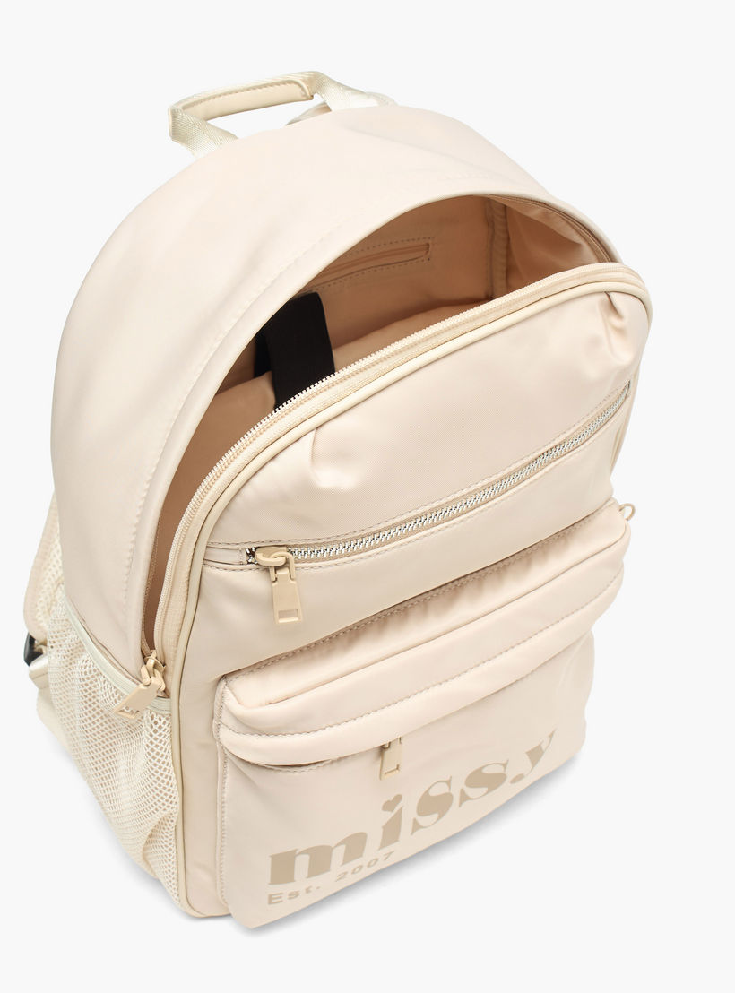 شنطة ظهر مدرسية للأطفال مع مقلمة قطعتين بطبعات شعار من ميسي - 30x12x40 سم-cpwomen-fashionaccessories-bagsandwallets-backpacks-image-5