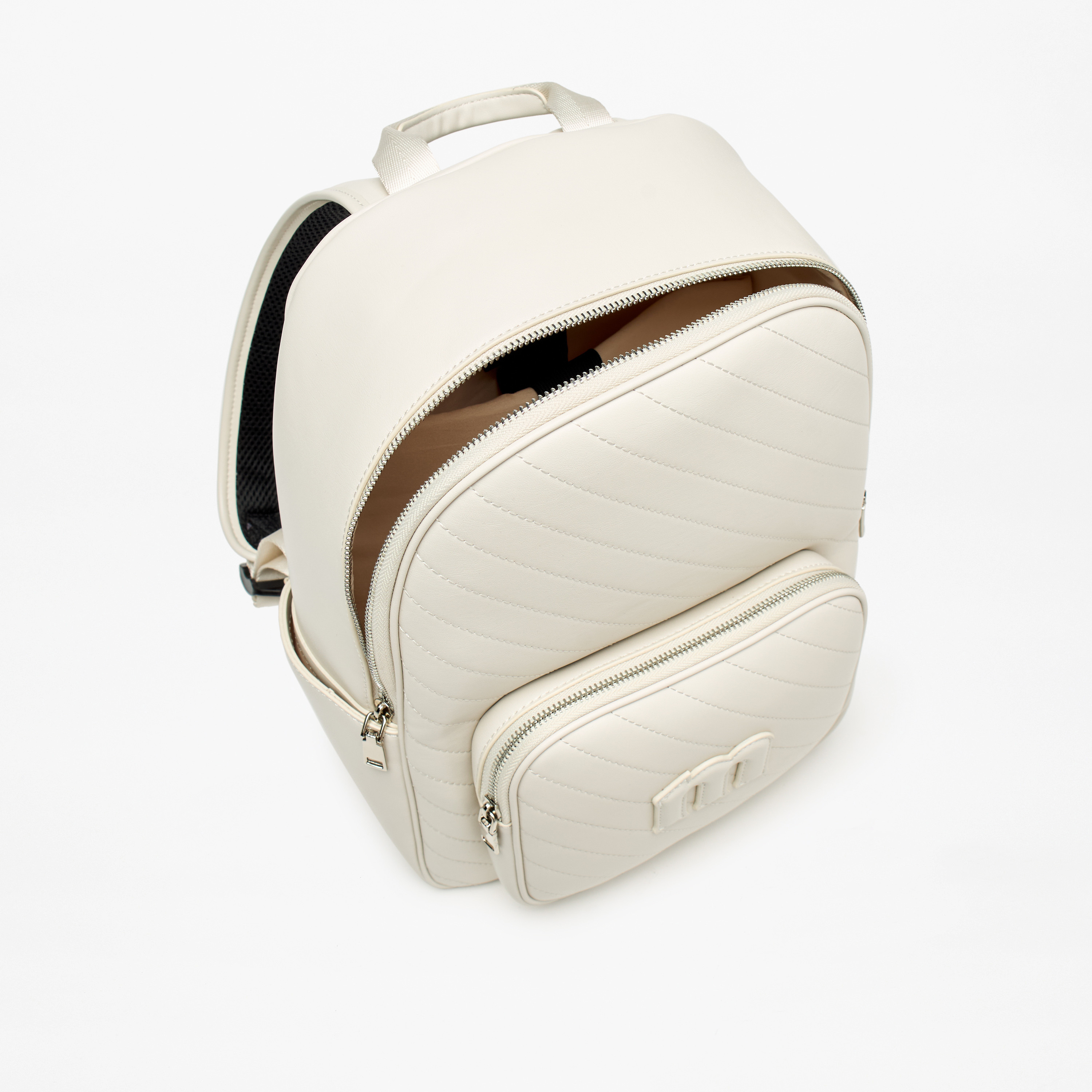 Missy Quilted Backpack with Adjustable Straps and Zip Closure-women-bagsandwallets-backpacks-image-4