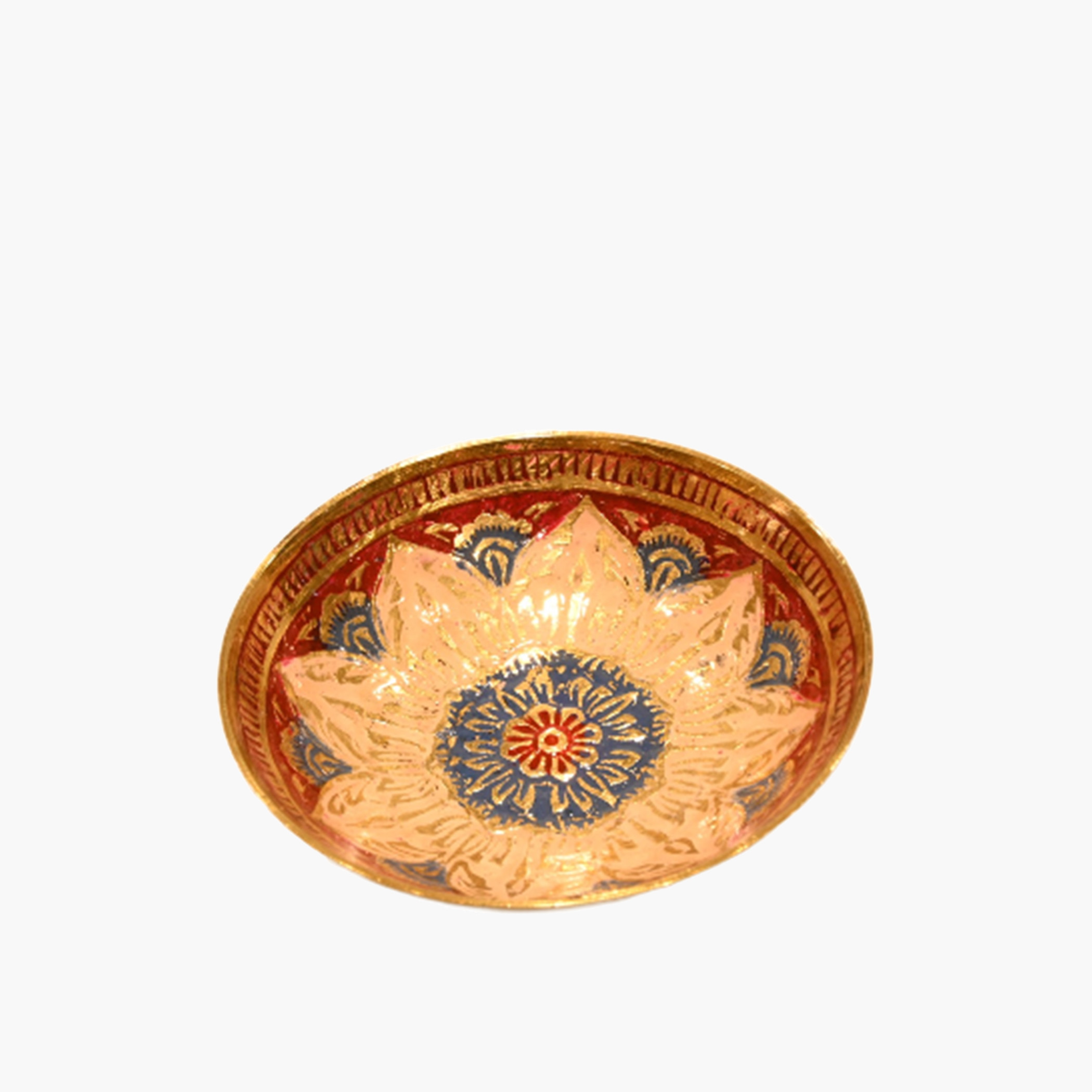 Home Carving Engraved Decorative Bowl - 8 cms-household-dining-dinnerware-bowls-image-1