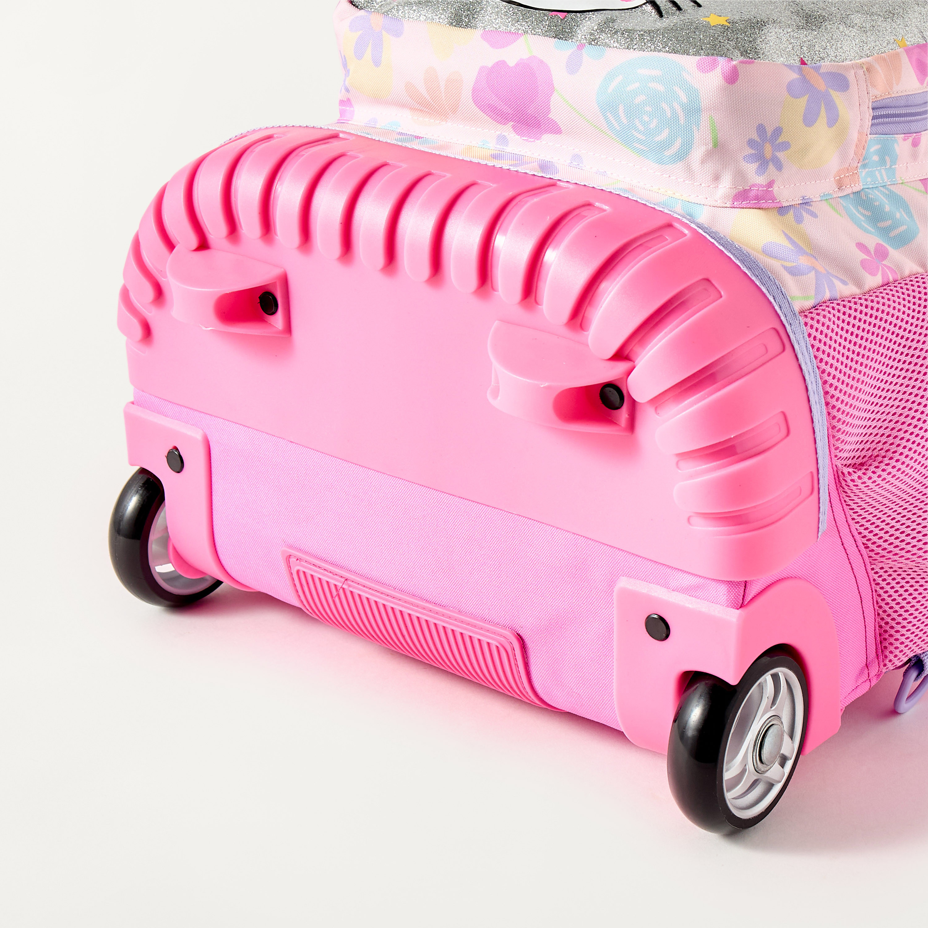 Unique Cat Print 15-inch Trolley Backpack with Wheels - 32x22x47 cms-school-bagsandbackpacks-trolleybags-image-8