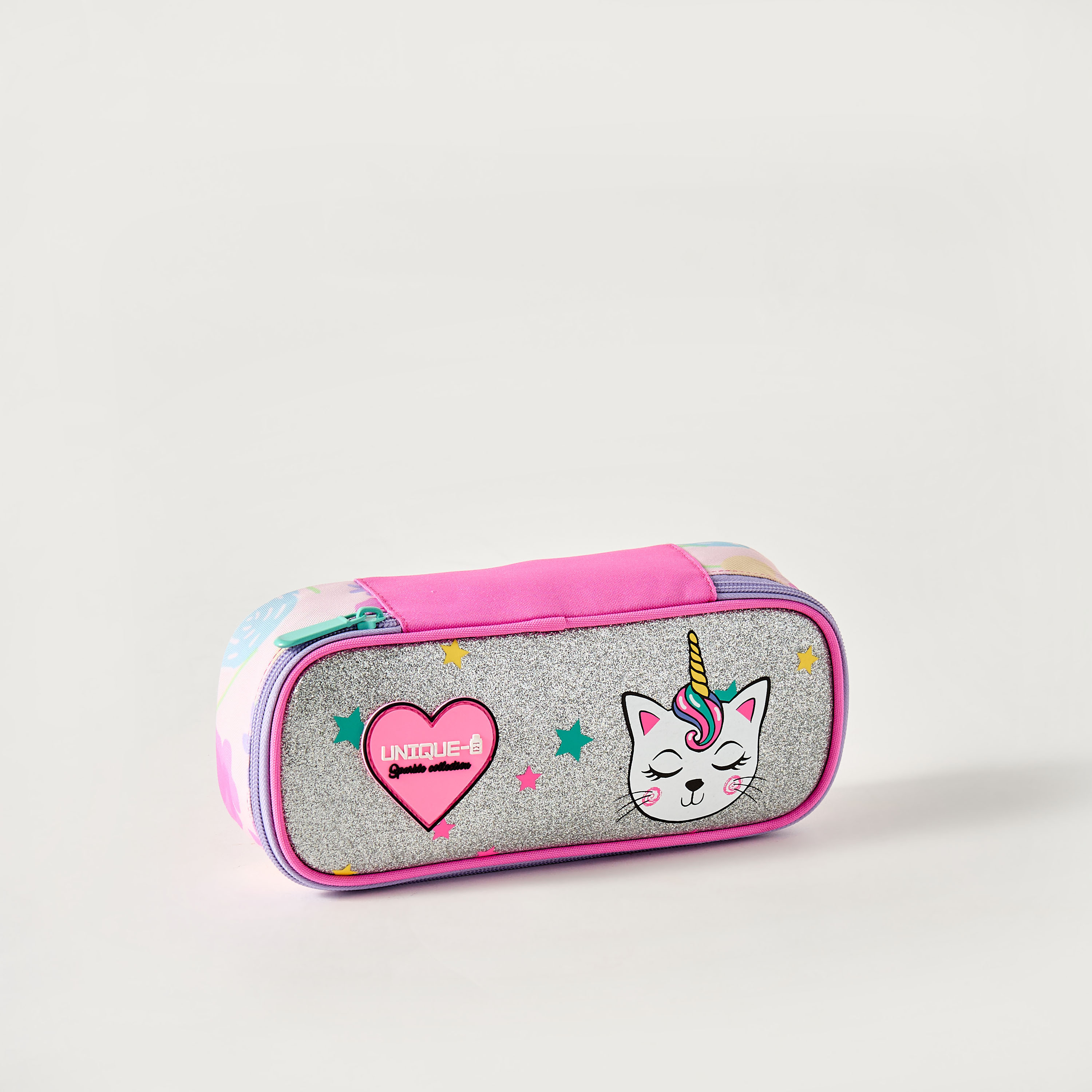 Unique Cat Print Pencil Case with Zip Closure-school-stationery-pencilcases-image-3