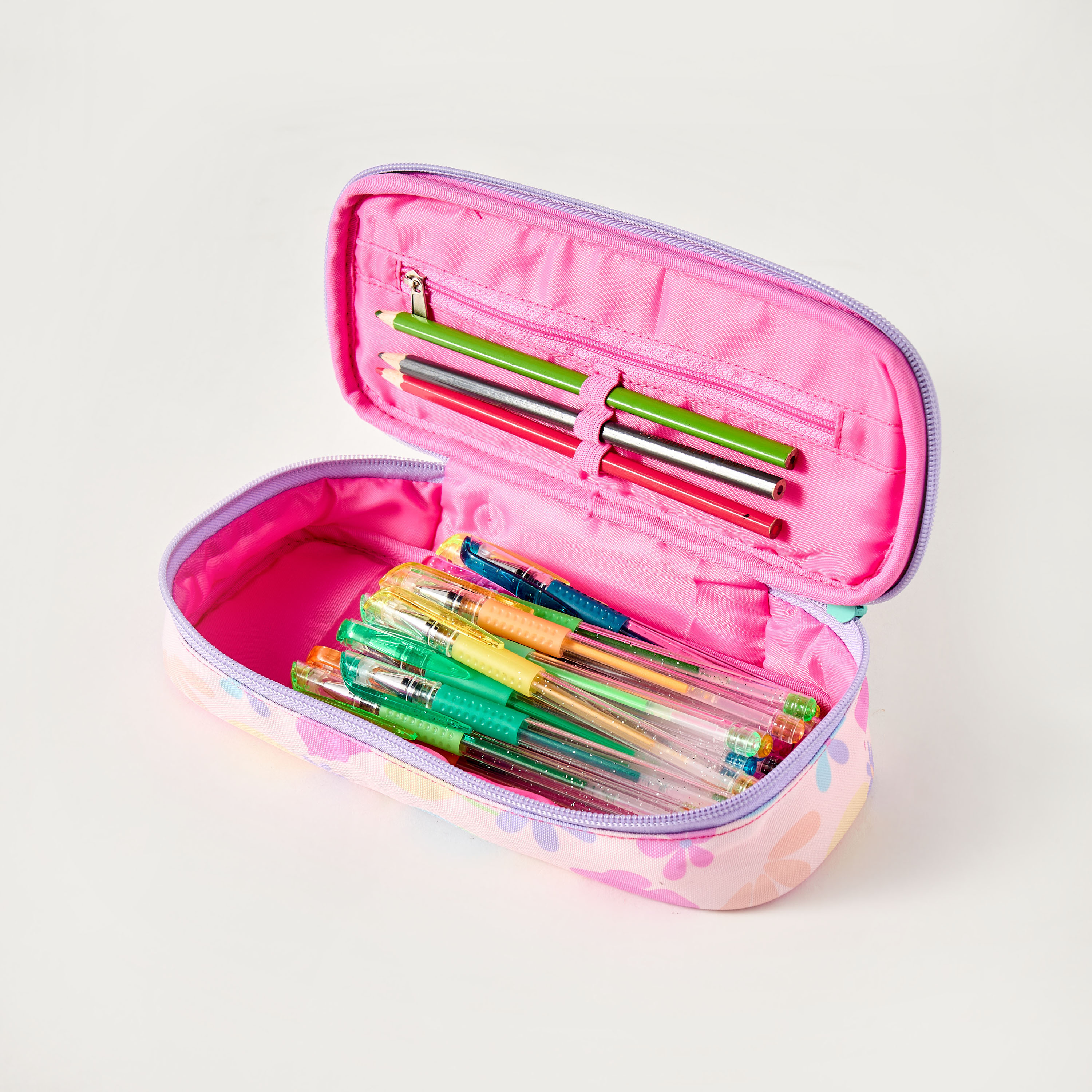 Unique Cat Print Pencil Case with Zip Closure-school-stationery-pencilcases-image-4