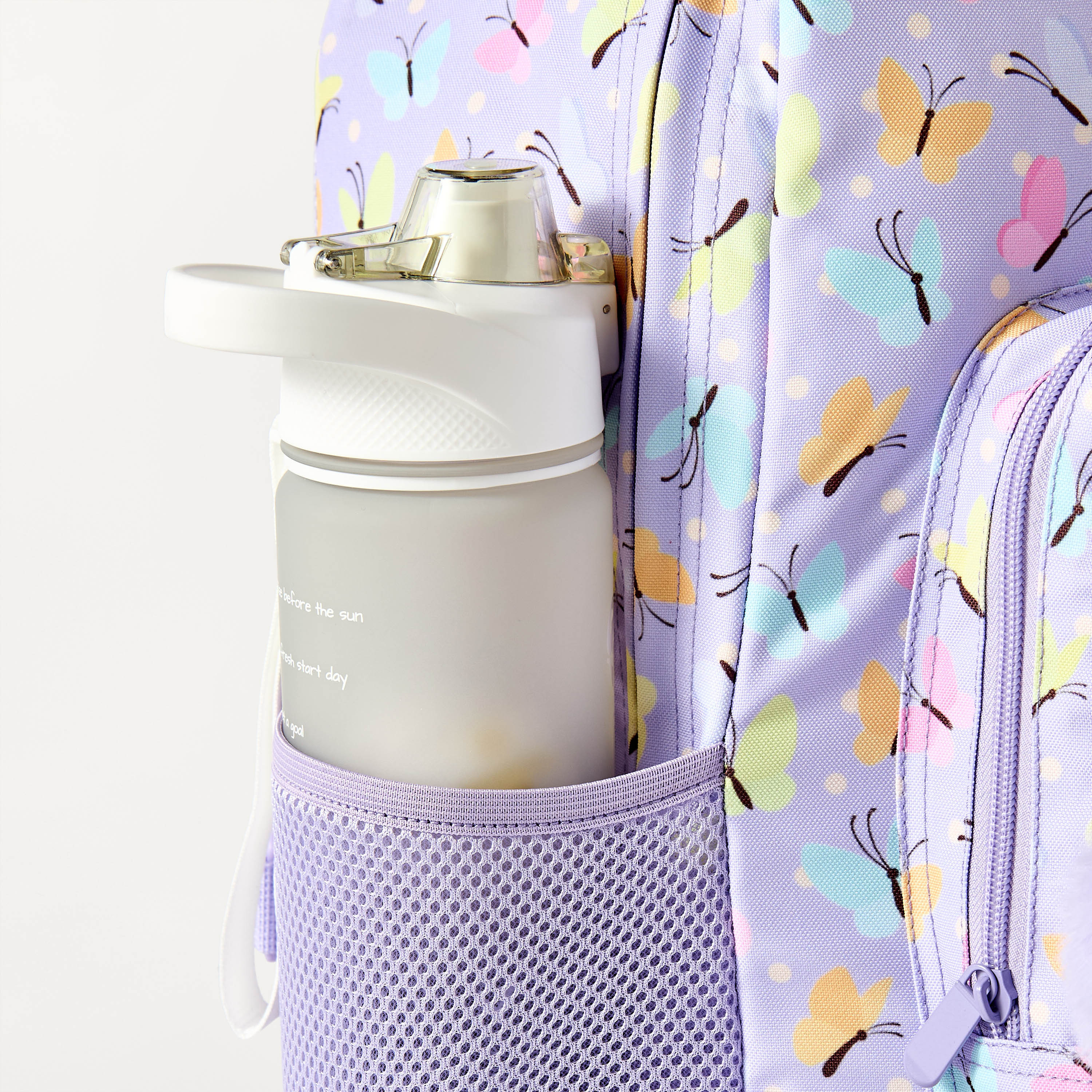 Unique Butterfly Print 15-inch Trolley Backpack with Adjustable Straps - 32x22x47 cms-school-bagsandbackpacks-trolleybags-image-4