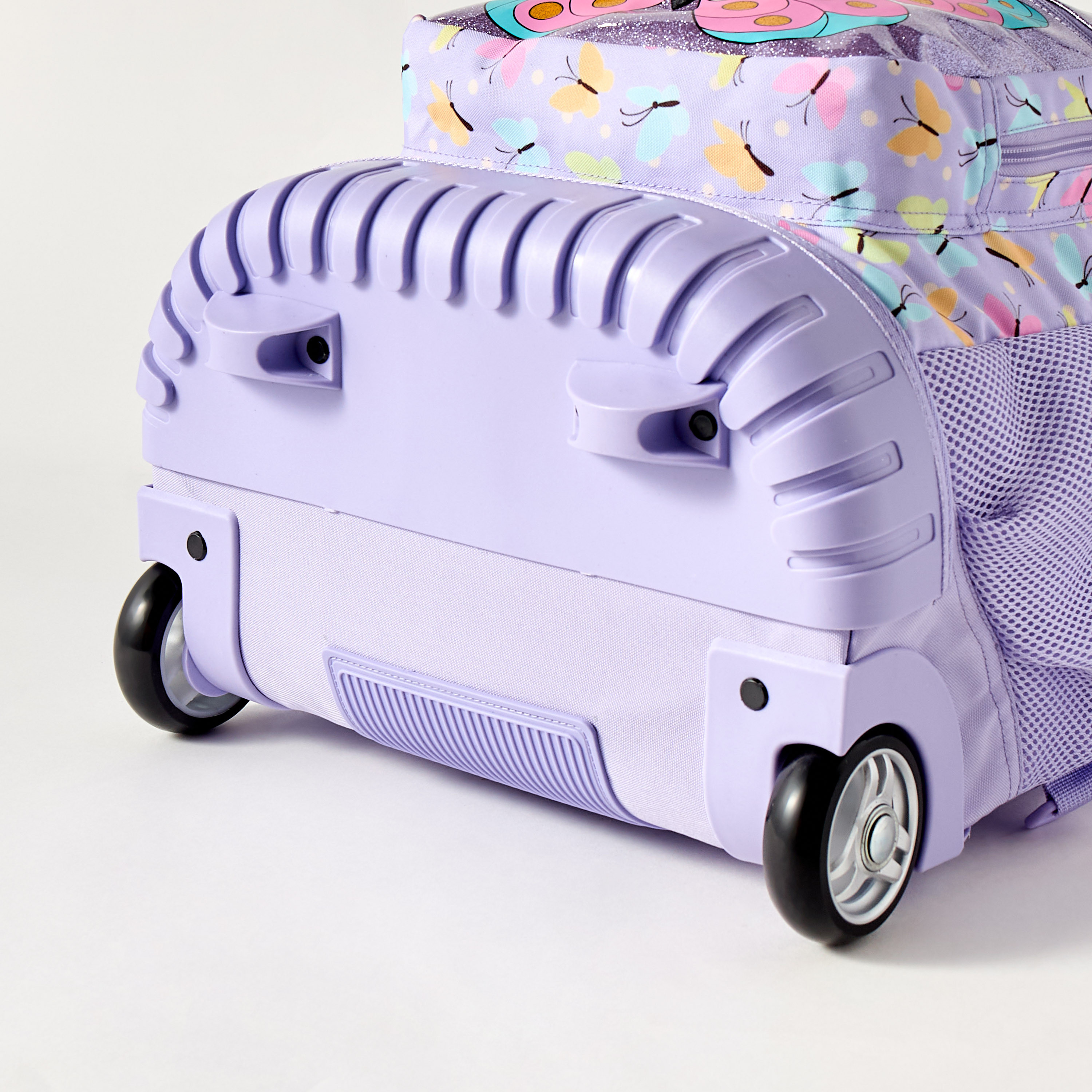 Unique Butterfly Print 15-inch Trolley Backpack with Adjustable Straps - 32x22x47 cms-school-bagsandbackpacks-trolleybags-image-7