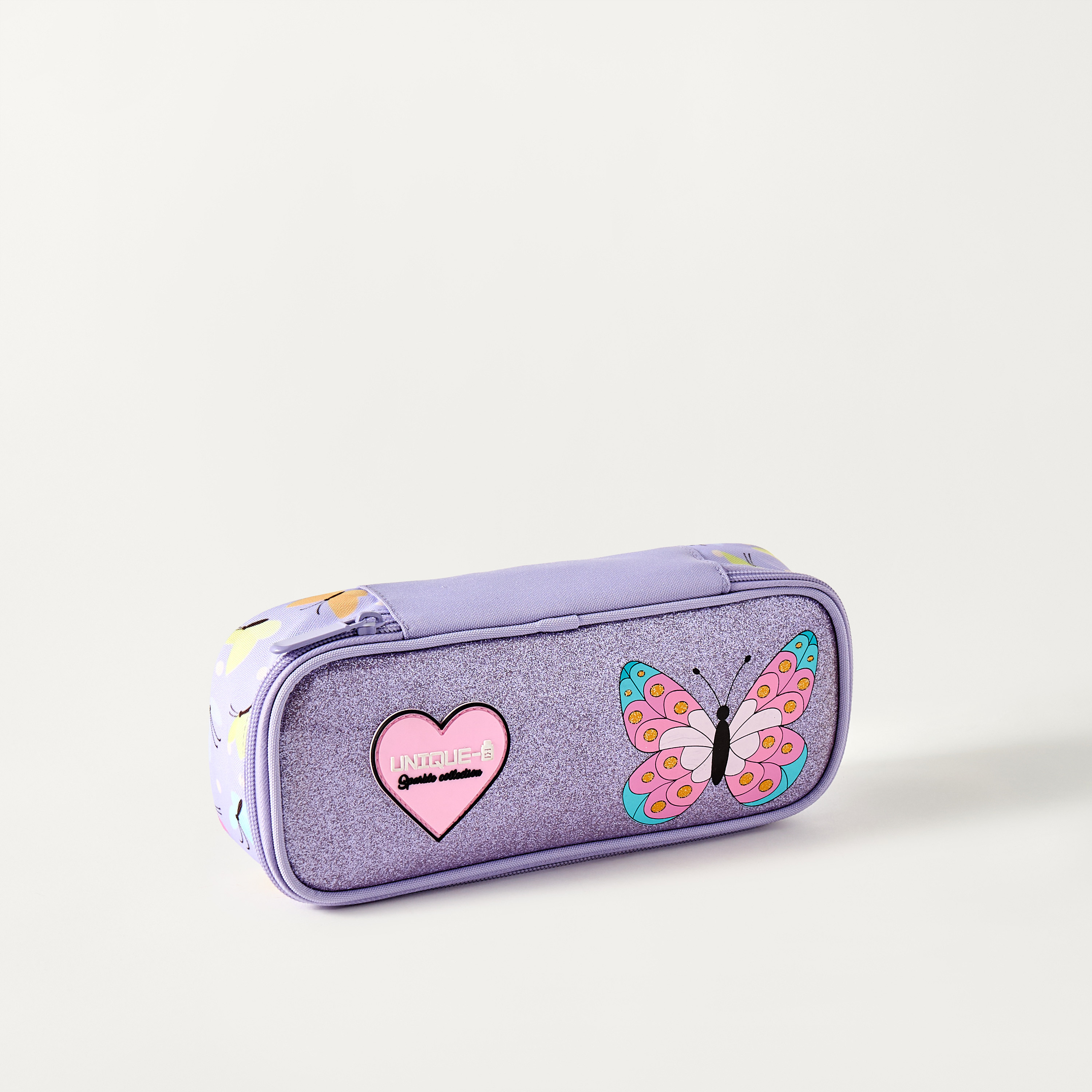Unique Butterfly Print Pencil Case with Zip Closure-school-stationery-pencilcases-image-3
