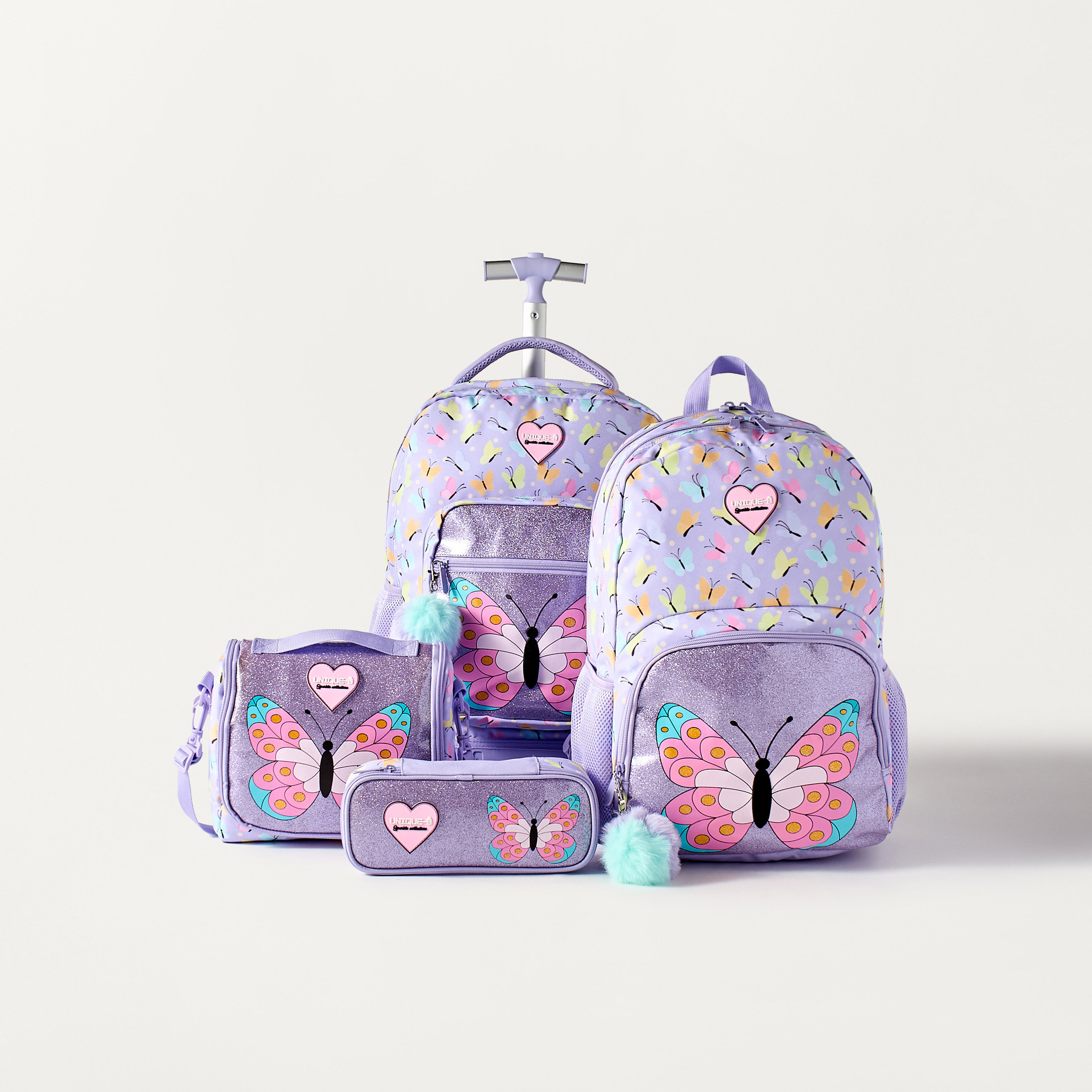 Unique Butterfly Print Pencil Case with Zip Closure-school-stationery-pencilcases-image-5