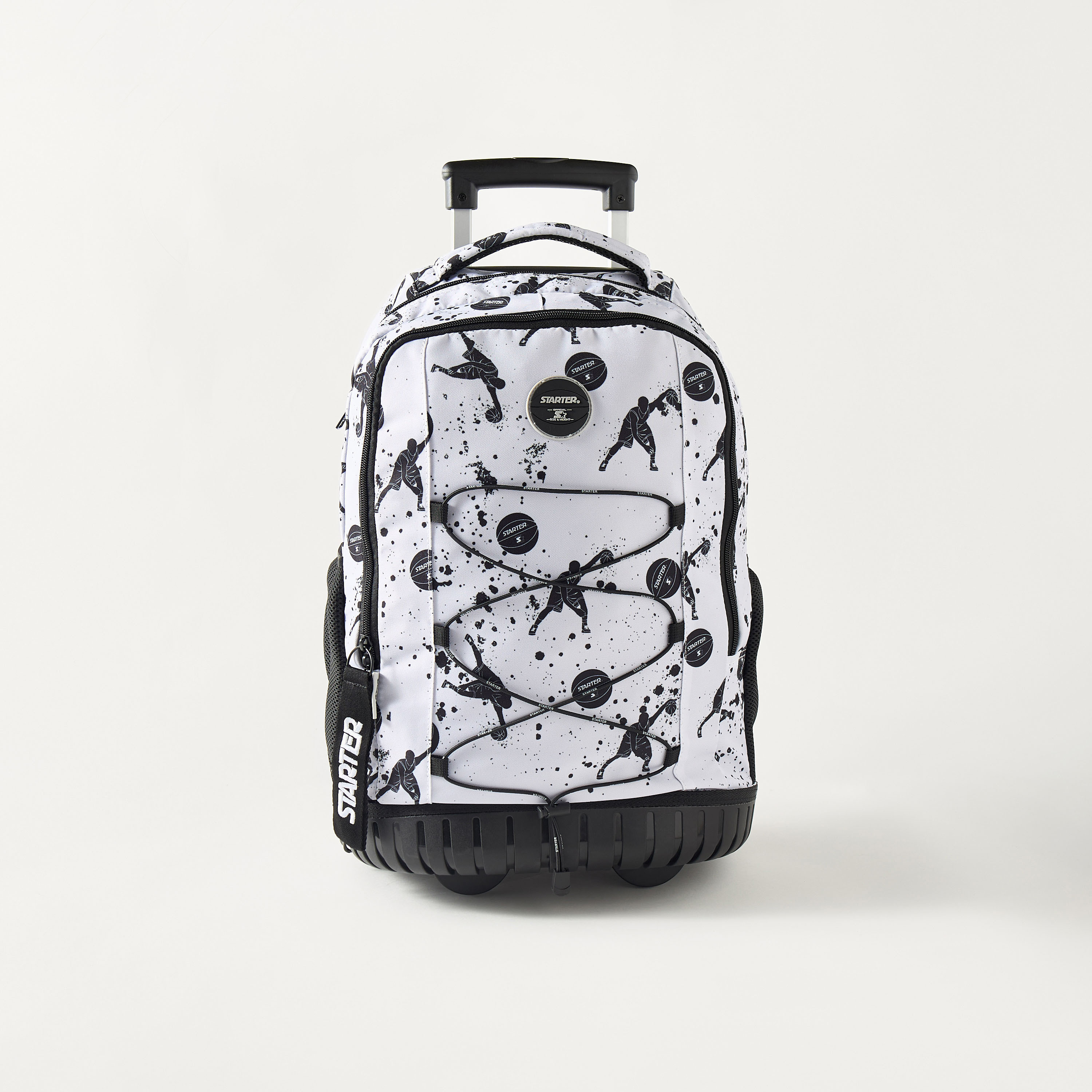 Starter All-Over Gaming Print Trolley Bag with Retractable Handle - 34x48 cm-school-bagsandbackpacks-trolleybags-image-1