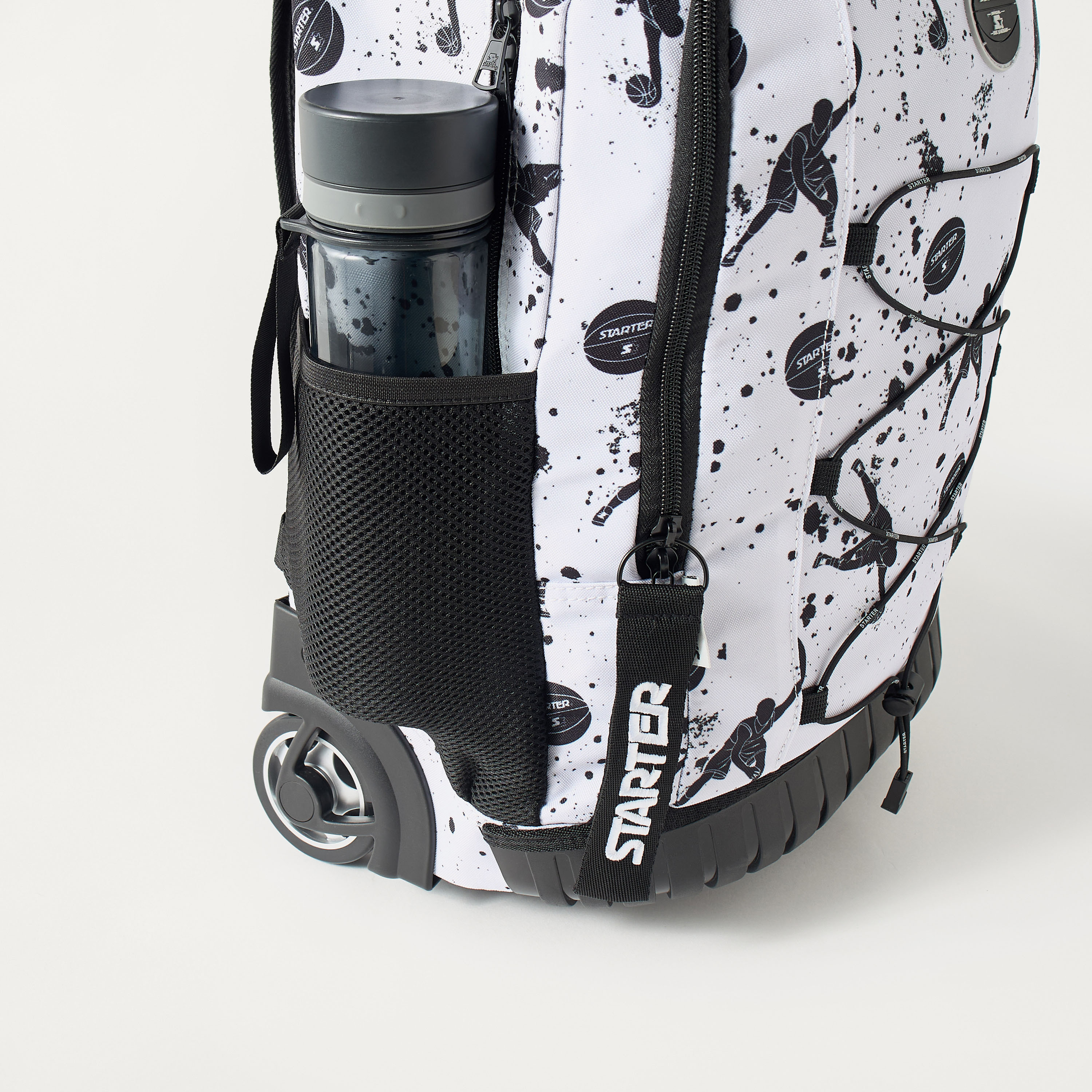 شنطة ترولي بطبعات ألعاب ومقبض قابل للسحب من ستارتر - 34x48 سم-school-bagsandbackpacks-trolleybags-image-9