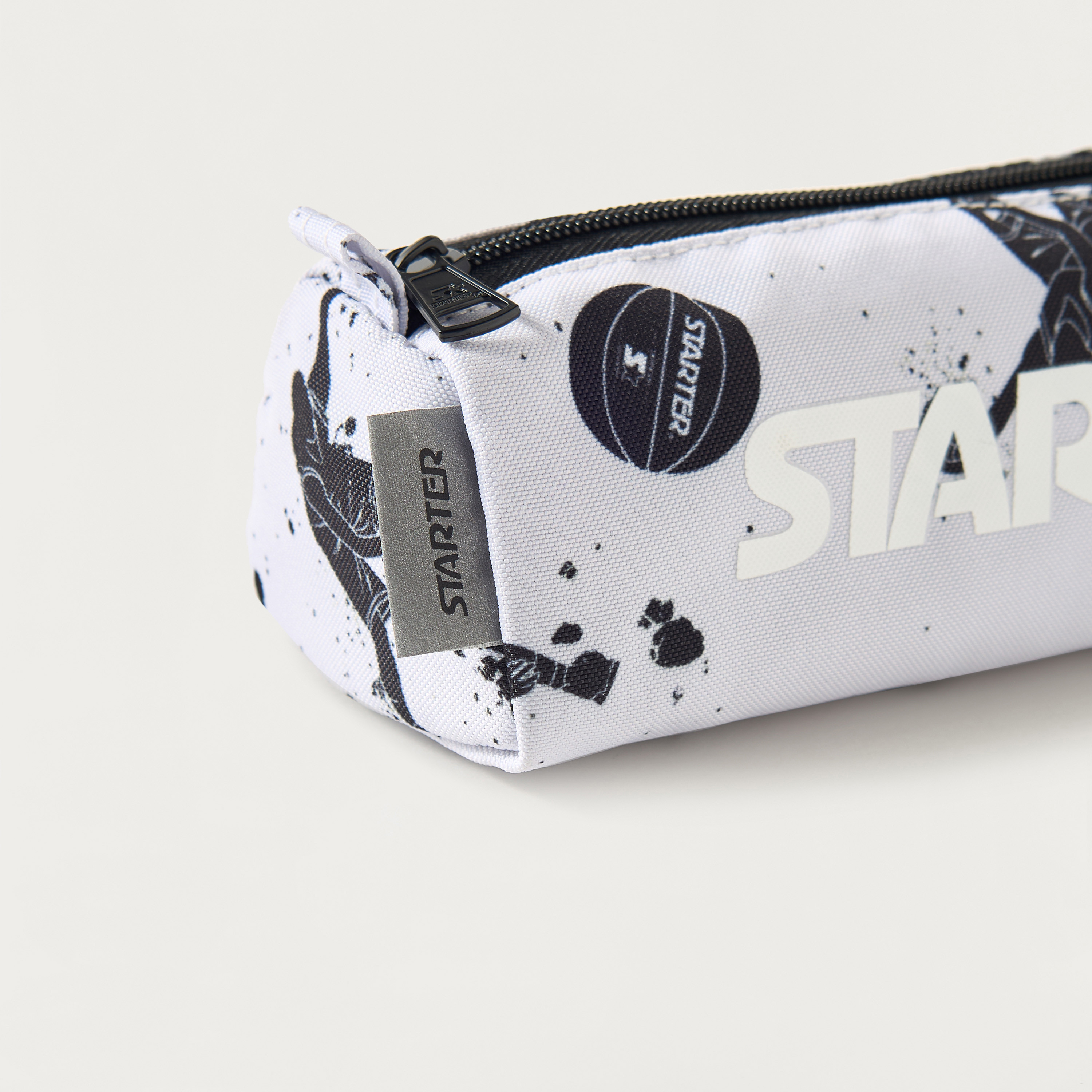 Starter Basketball Print Pencil Pouch with Zip Closure-school-stationery-pencilcases-image-3