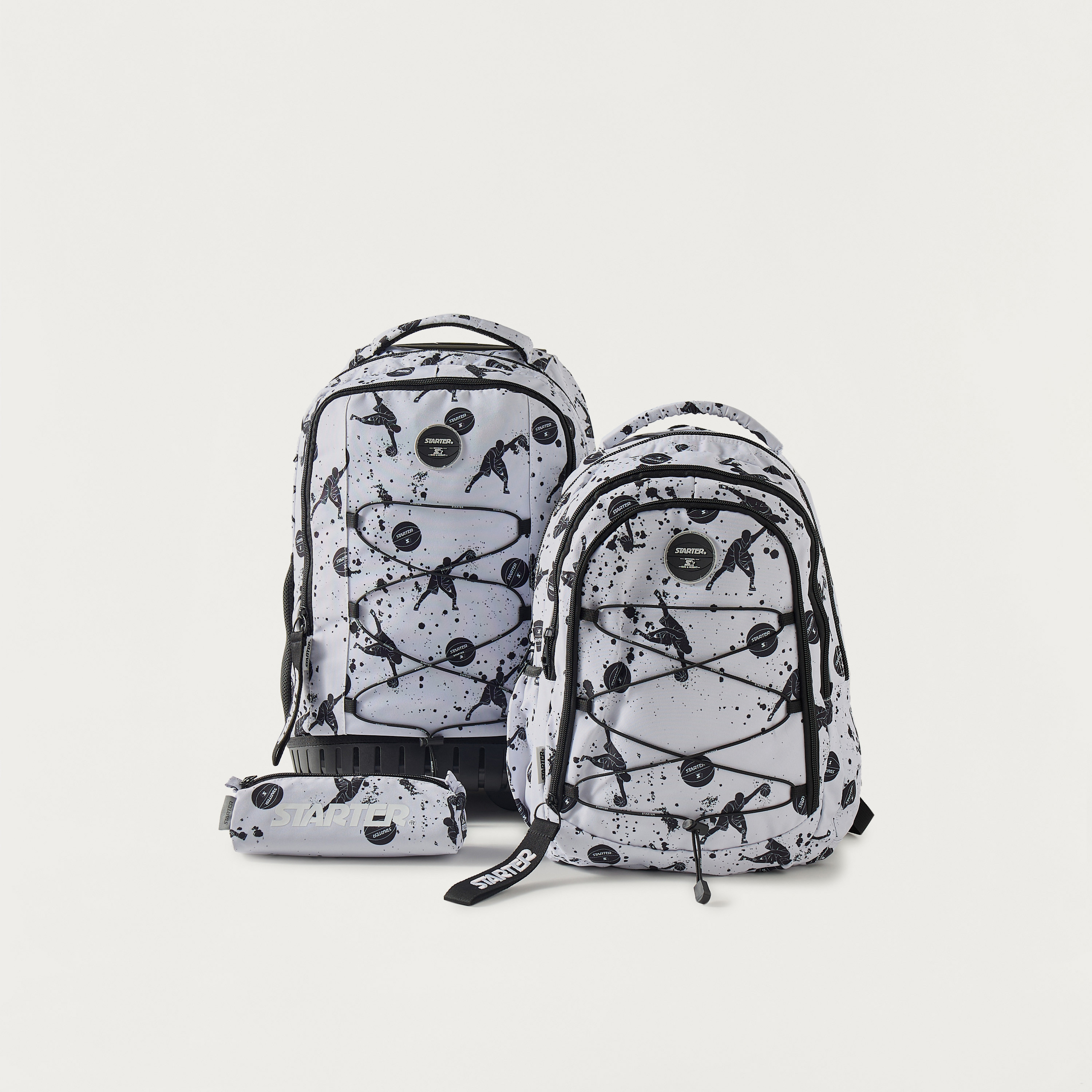 Starter Basketball Print Pencil Pouch with Zip Closure-school-stationery-pencilcases-image-7