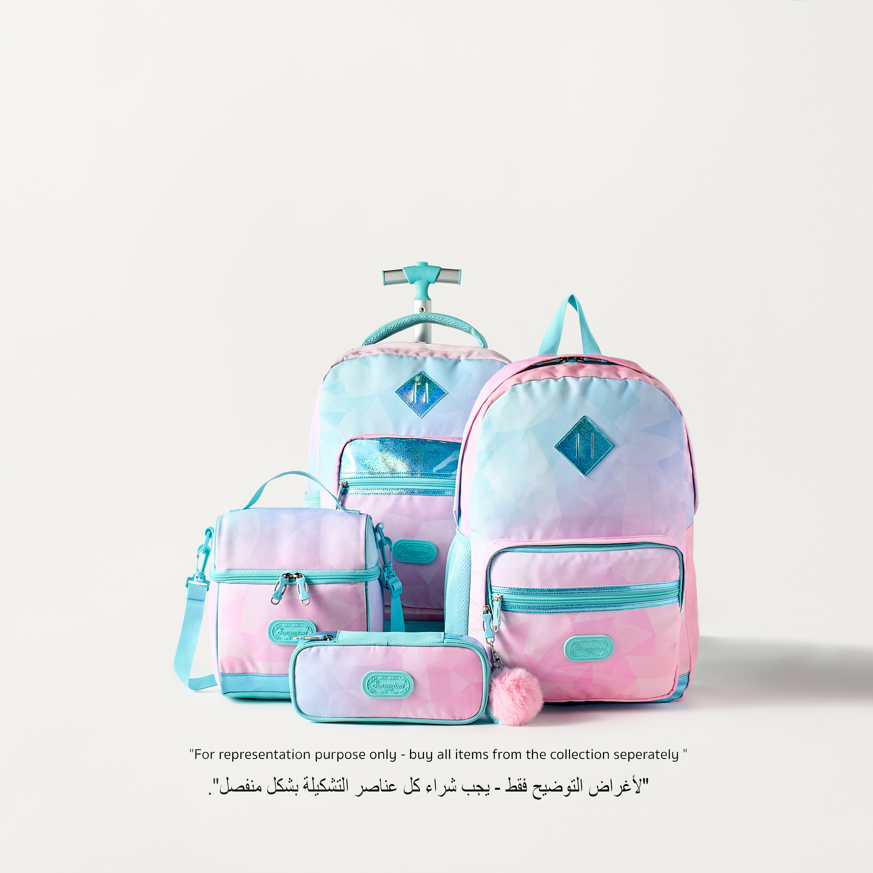 Sensazioni Ombre 15-inch Trolley Backpack with Retractable Handle - 32x22x47 cms-school-bagsandbackpacks-trolleybags-image-10