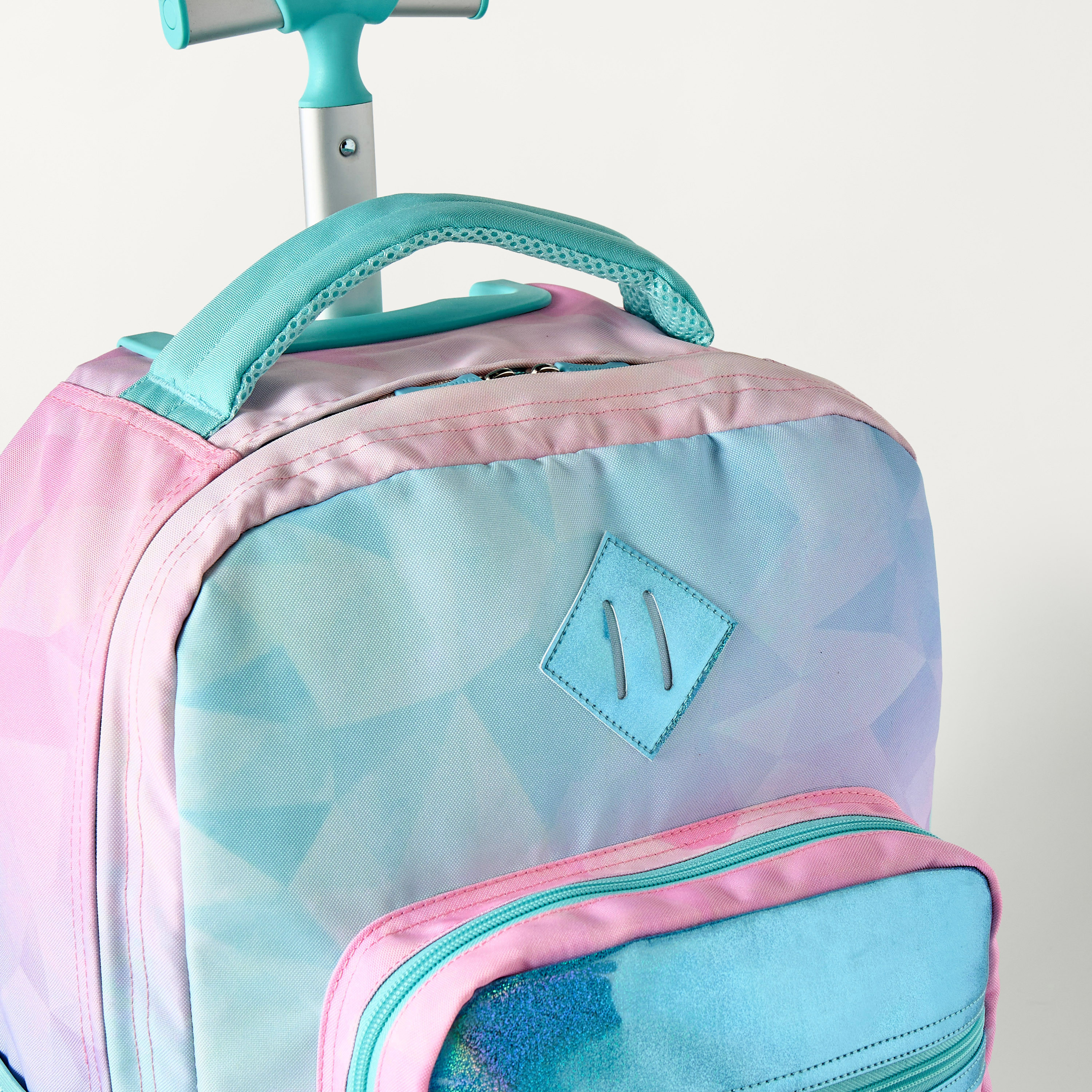 Sensazioni Ombre 15-inch Trolley Backpack with Retractable Handle - 32x22x47 cms-school-bagsandbackpacks-trolleybags-image-2