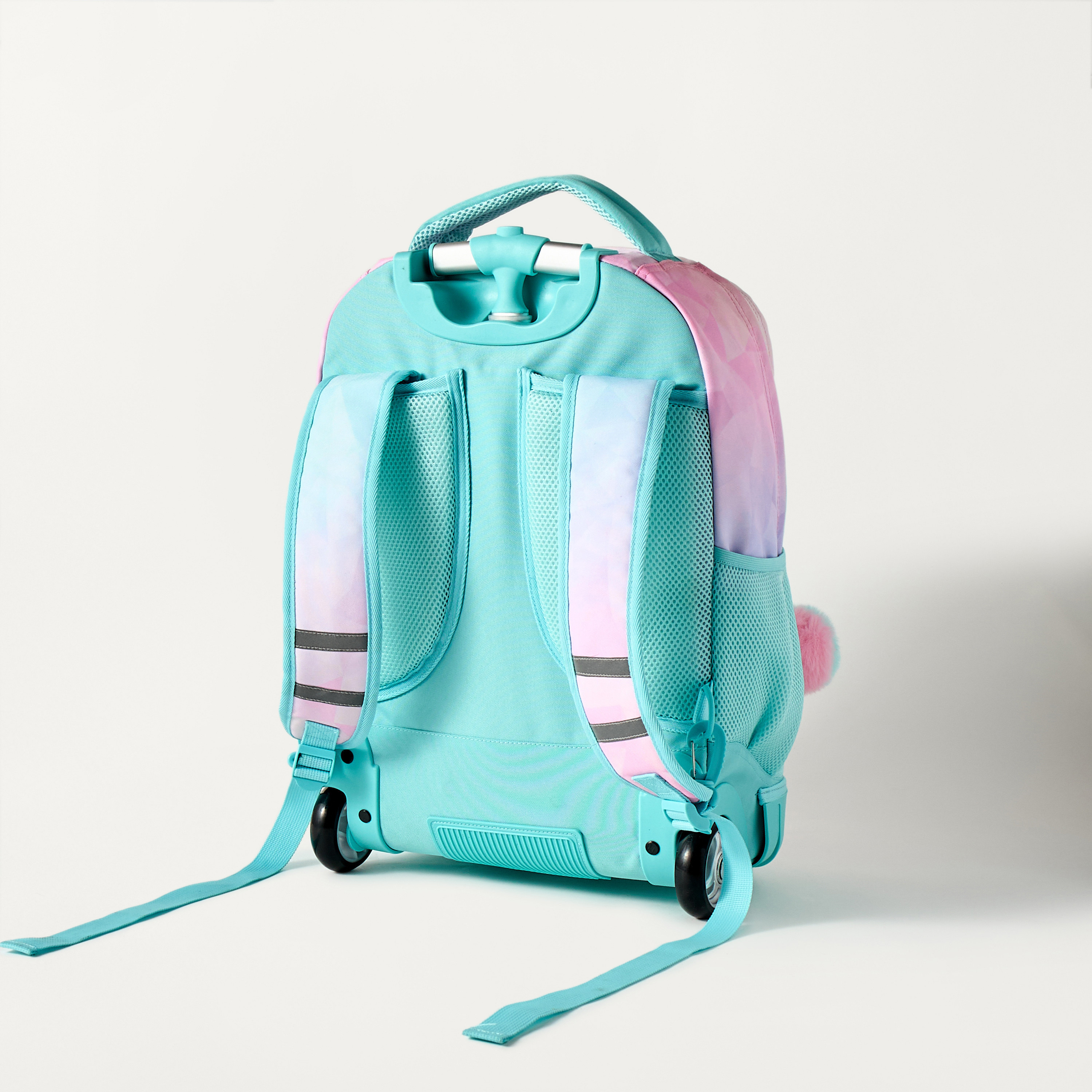 Sensazioni Ombre 15-inch Trolley Backpack with Retractable Handle - 32x22x47 cms-school-bagsandbackpacks-trolleybags-image-5