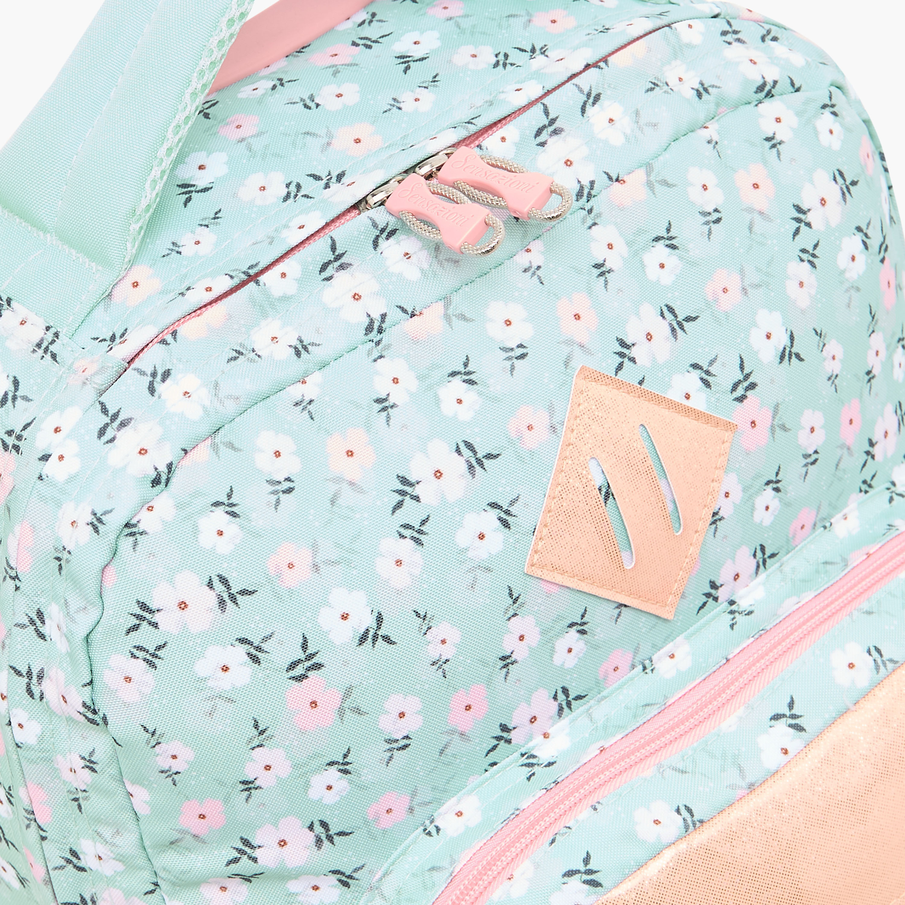 Sensazioni 15-inch Floral Print Trolley Backpack with Retractable Handle - 32x22x47 cms-school-bagsandbackpacks-trolleybags-image-8
