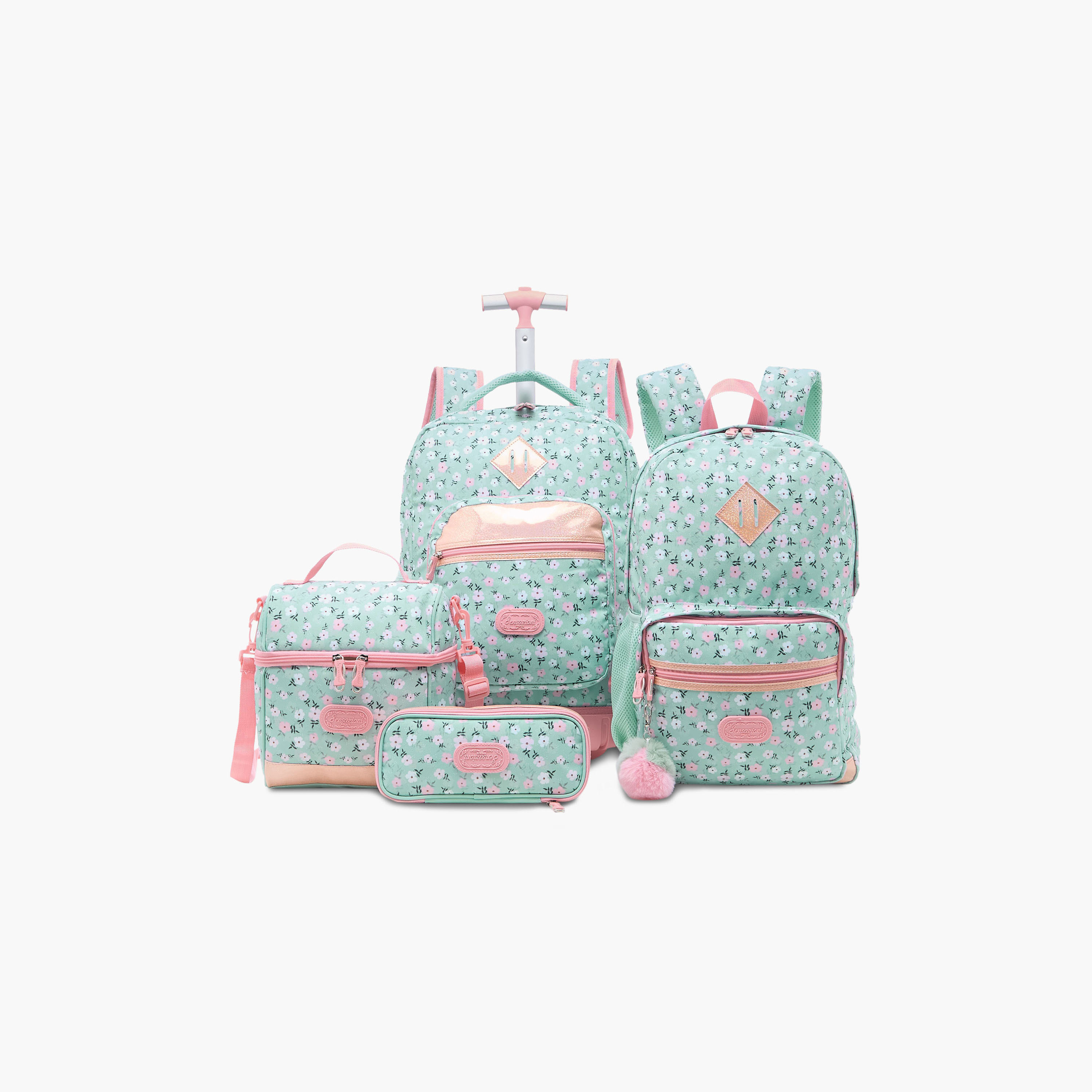 شنطة غداء بسحاب إغلاق وطبعات أزهار من سينساتزيوني-school-lunchessentials-lunchbags-image-6
