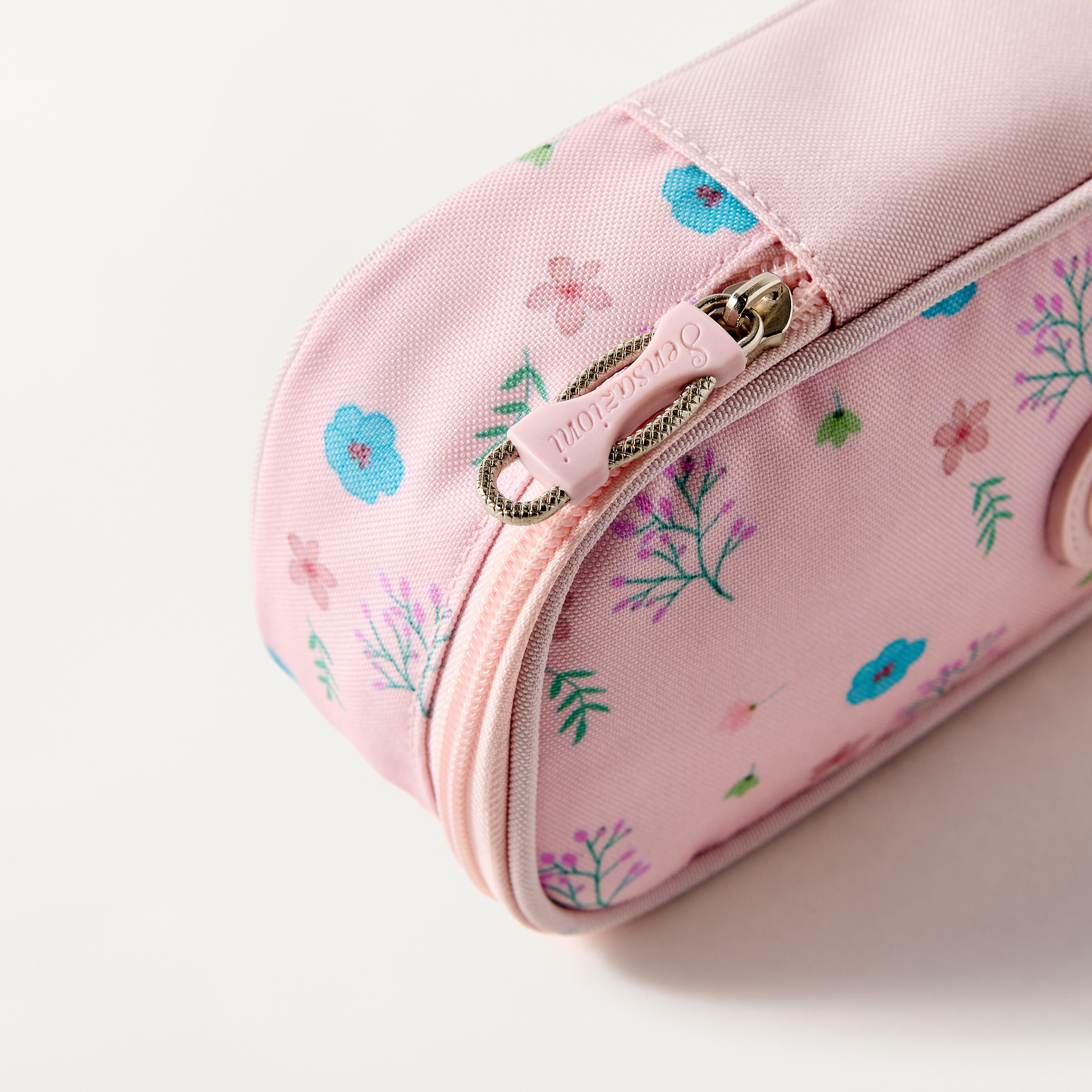 Sensazioni Floral Print Pencil Pouch with Zip Closure-school-stationery-pencilcases-image-3