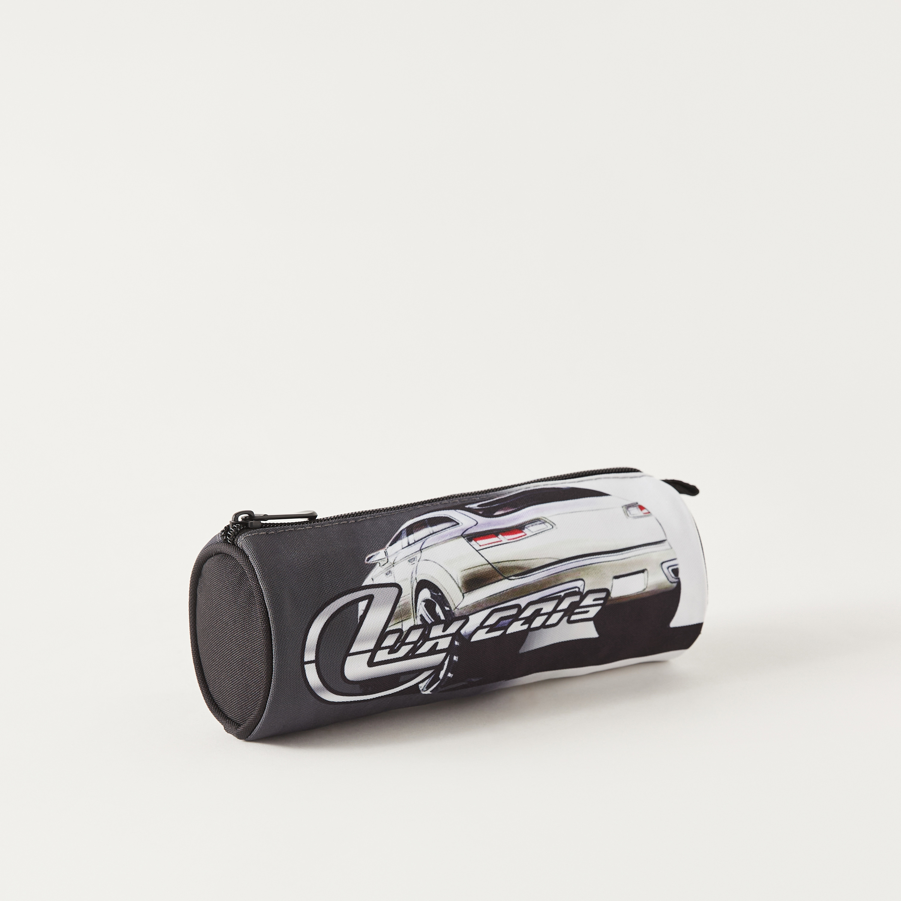 UNIQUE-1 Car Print Pencil Pouch with Zip Closure-school-stationery-pencilcases-image-2