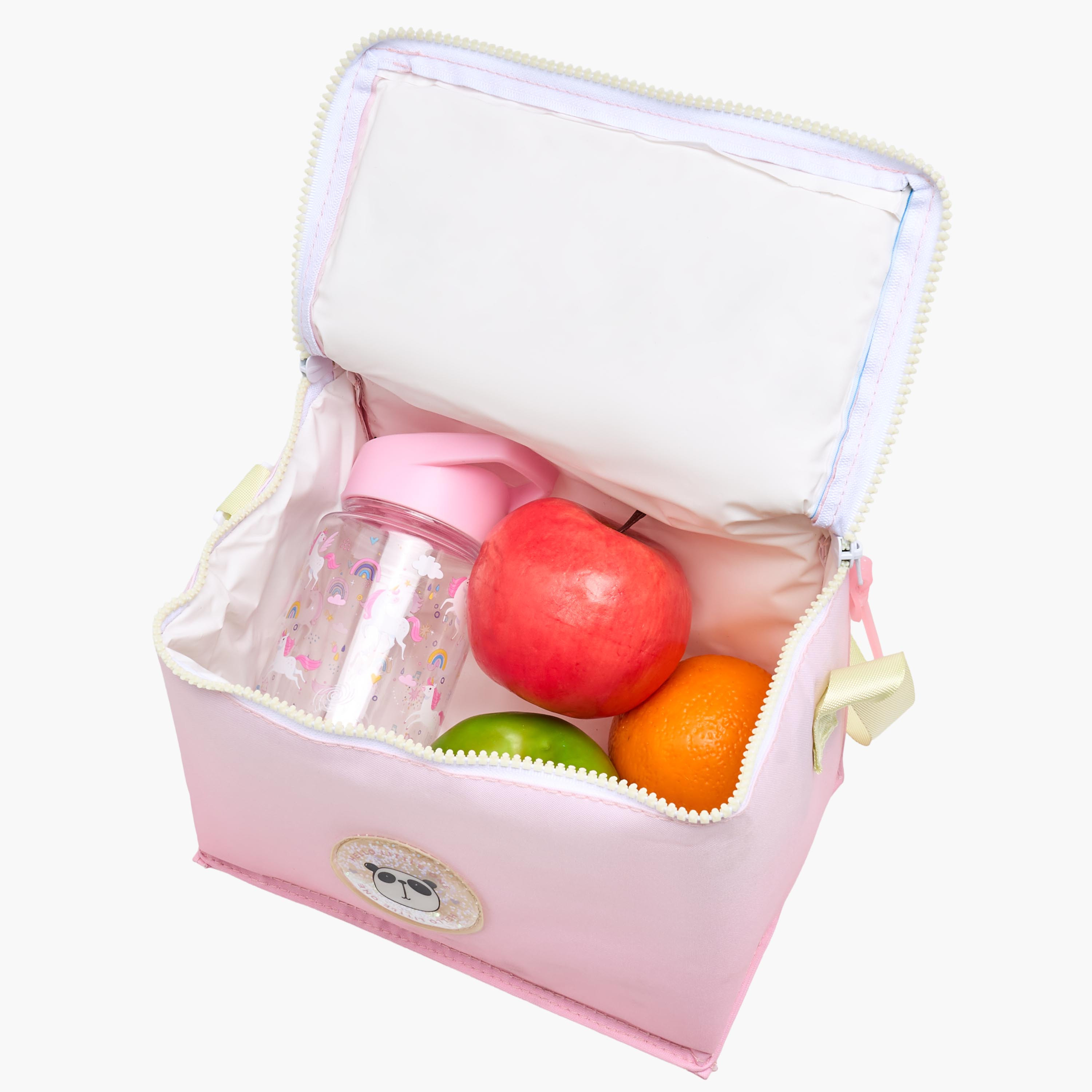 Mayfair Panda Applique Lunch Bag with Adjustable Strap and Zip Closure-school-lunchessentials-lunchbags-image-4