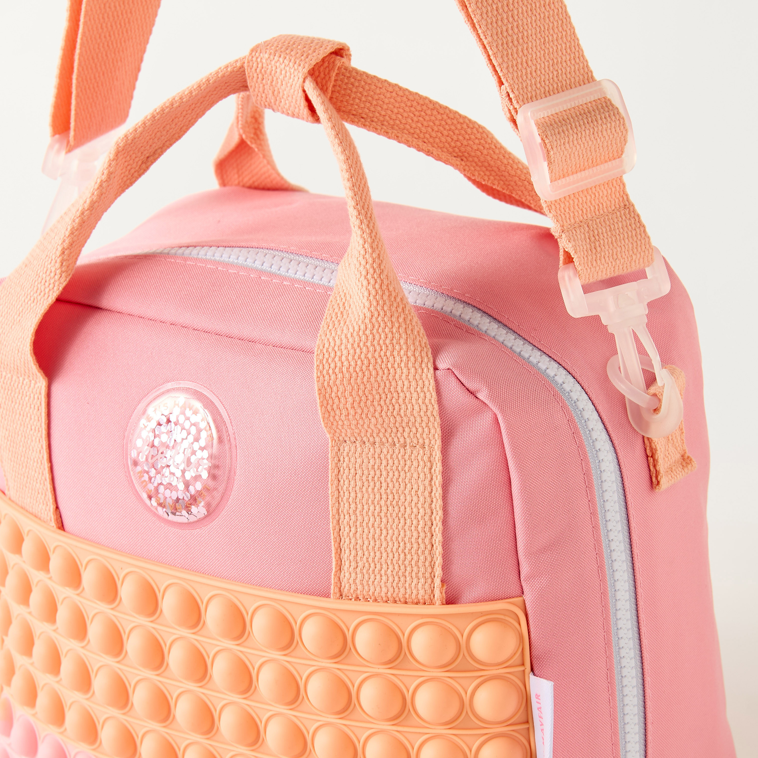 Mayfair Pop It Textured Lunch Bag with Adjustable Strap and Top Handle-school-lunchessentials-lunchbags-image-3