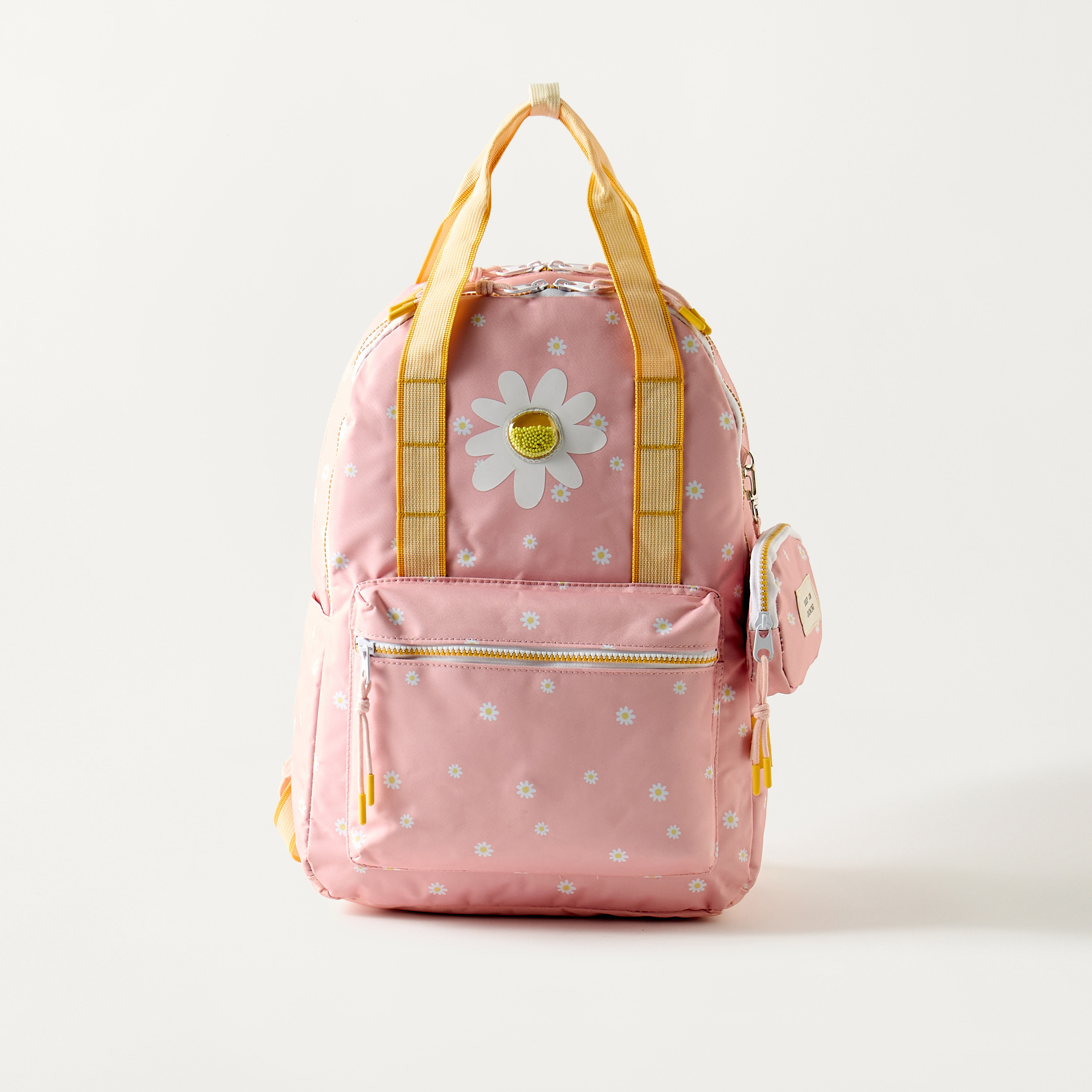 Mayfair All-Over Floral Print Backpack with Double Handle and Coin Pouch - 42.5x31x14 cm-school-bagsandbackpacks-backpacks-image-1