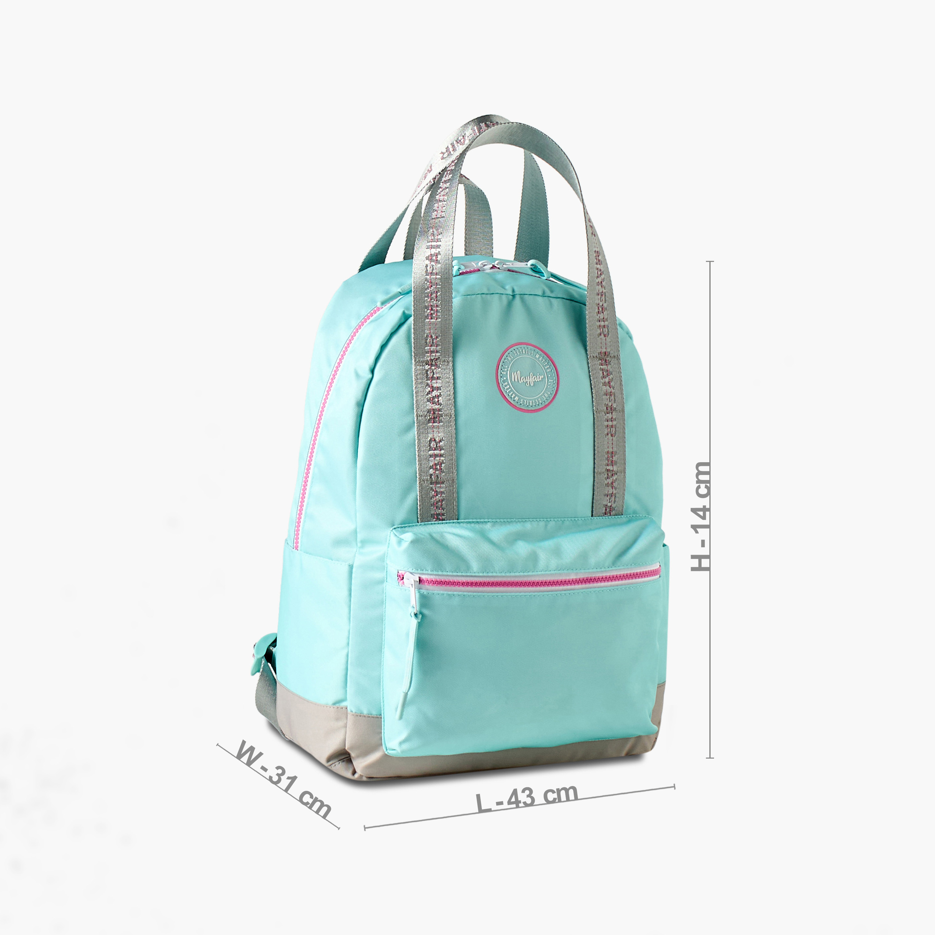 شنطة ظهر سادة بحمالات كتف قابلة للتّعديل 17 بوصة من مايفير- 43x31x14 سم-school-bagsandbackpacks-backpacks-image-2
