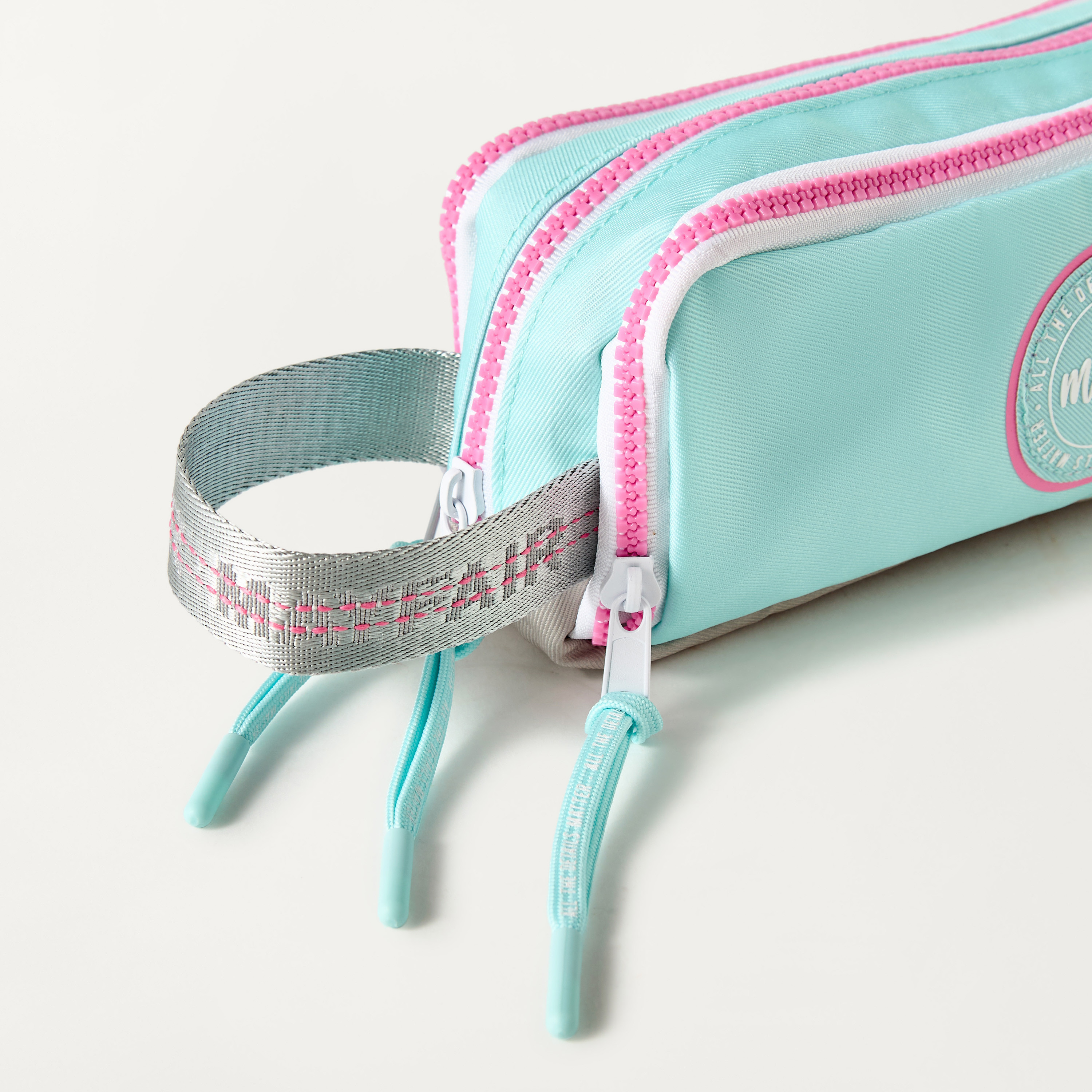 Mayfair Logo Embossed Pencil Pouch with Zip Closure-school-stationery-pencilcases-image-2