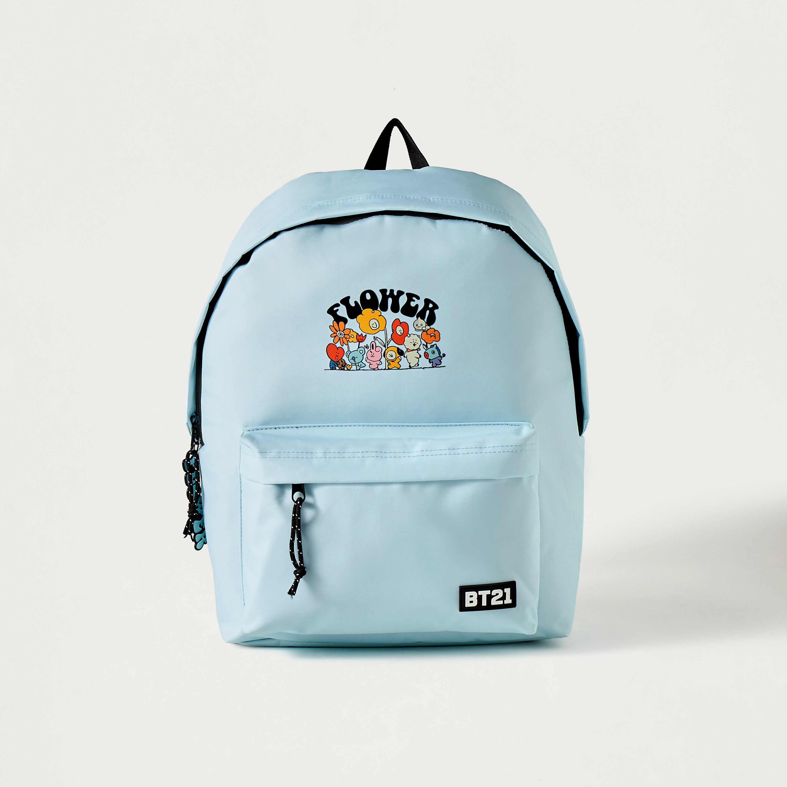 BT21 Graphic Print 17-inch Backpack with Adjustable Shoulder Straps - 43x32x14 cms-school-bagsandbackpacks-backpacks-image-1