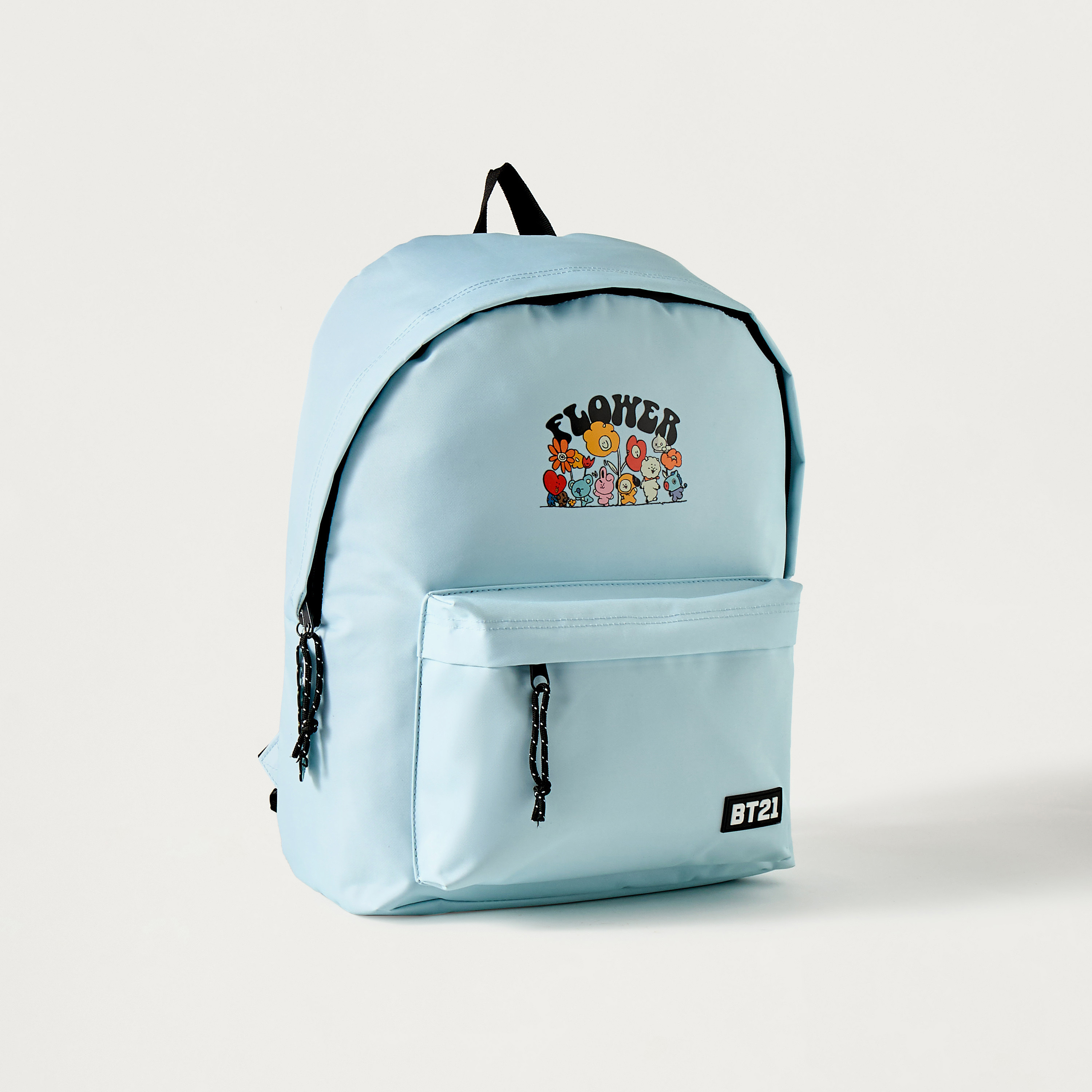 BT21 Graphic Print 17-inch Backpack with Adjustable Shoulder Straps - 43x32x14 cms-school-bagsandbackpacks-backpacks-image-3