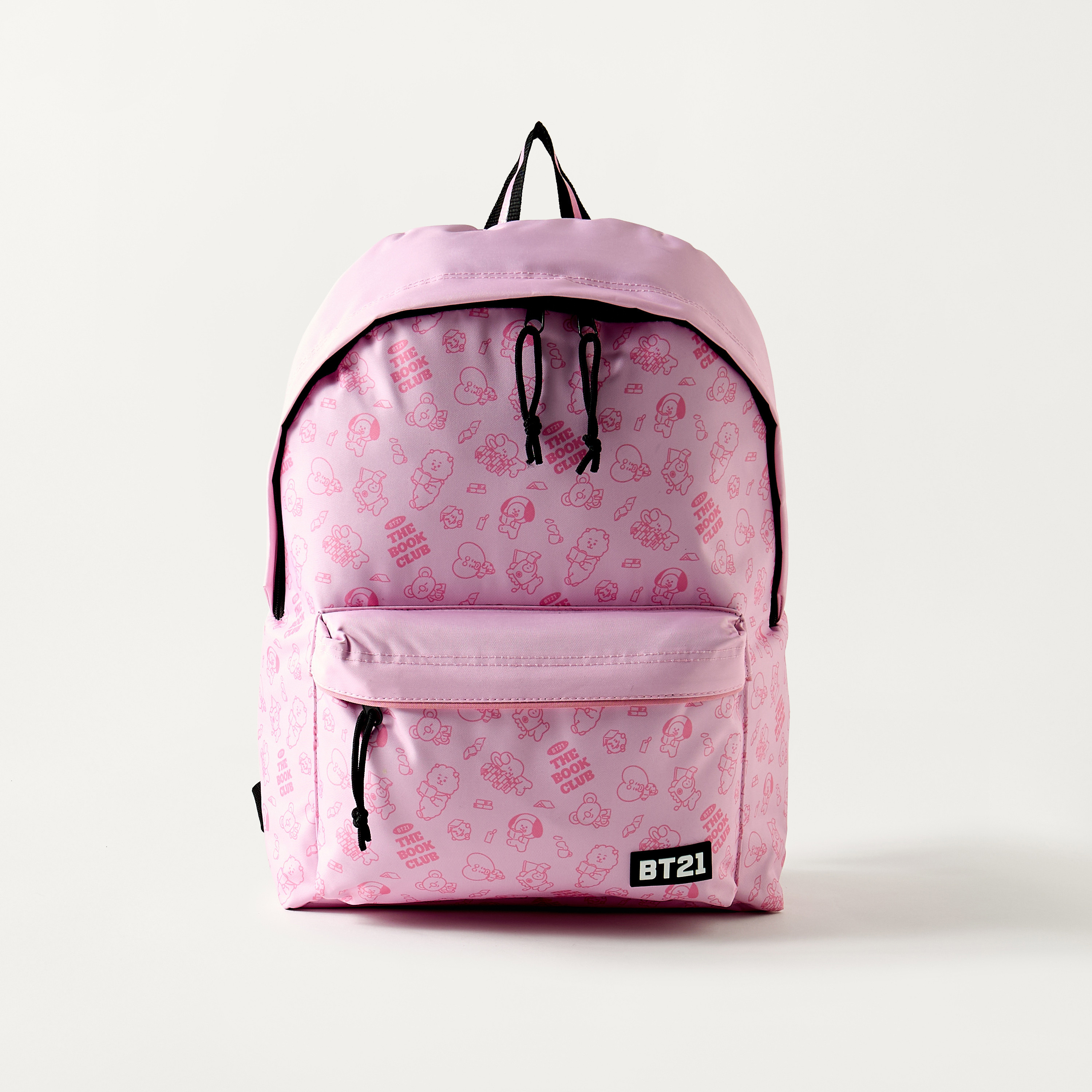 BT21 Printed 17-Inch Backpack with Adjustable Straps - 42.5x32x14 cms-school-bagsandbackpacks-backpacks-image-1