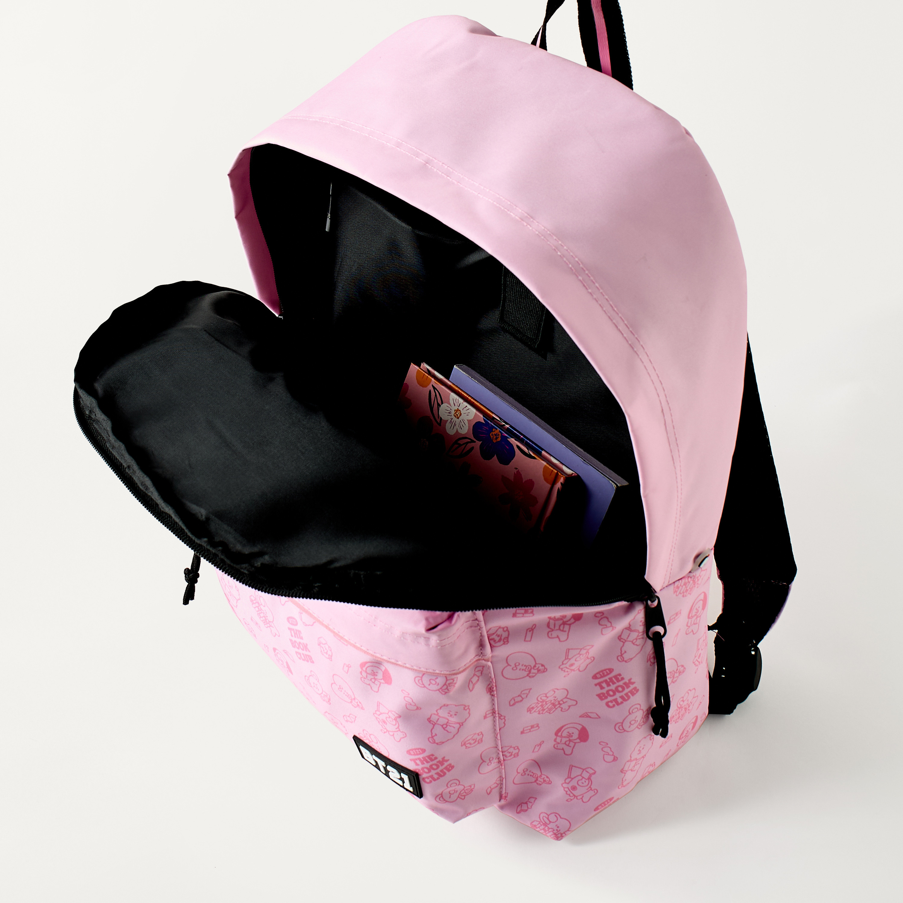 BT21 Printed 17-Inch Backpack with Adjustable Straps - 42.5x32x14 cms-school-bagsandbackpacks-backpacks-image-5