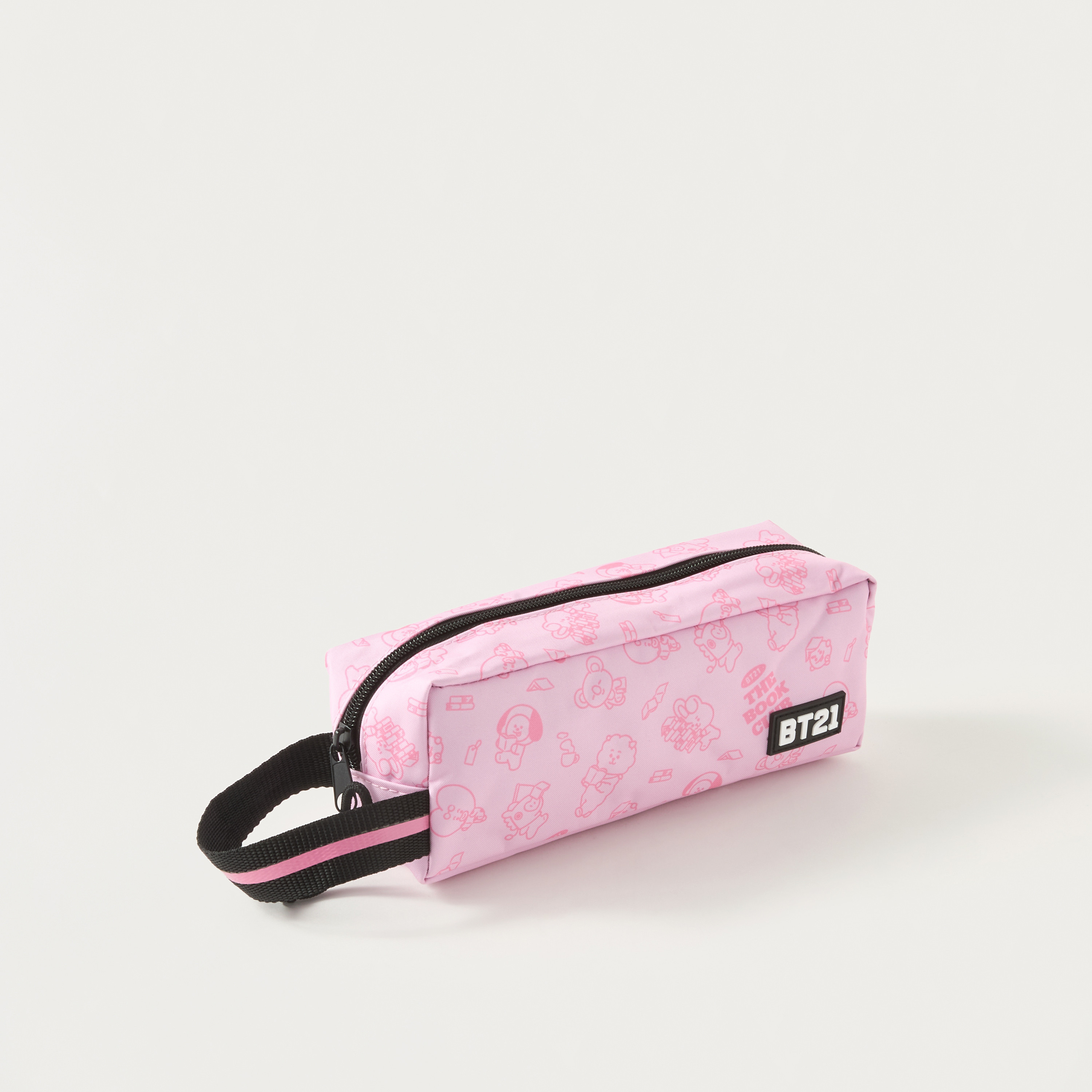 BT21 Printed Pencil Pouch with Zip Closure and Side Handle-school-stationery-pencilcases-image-2