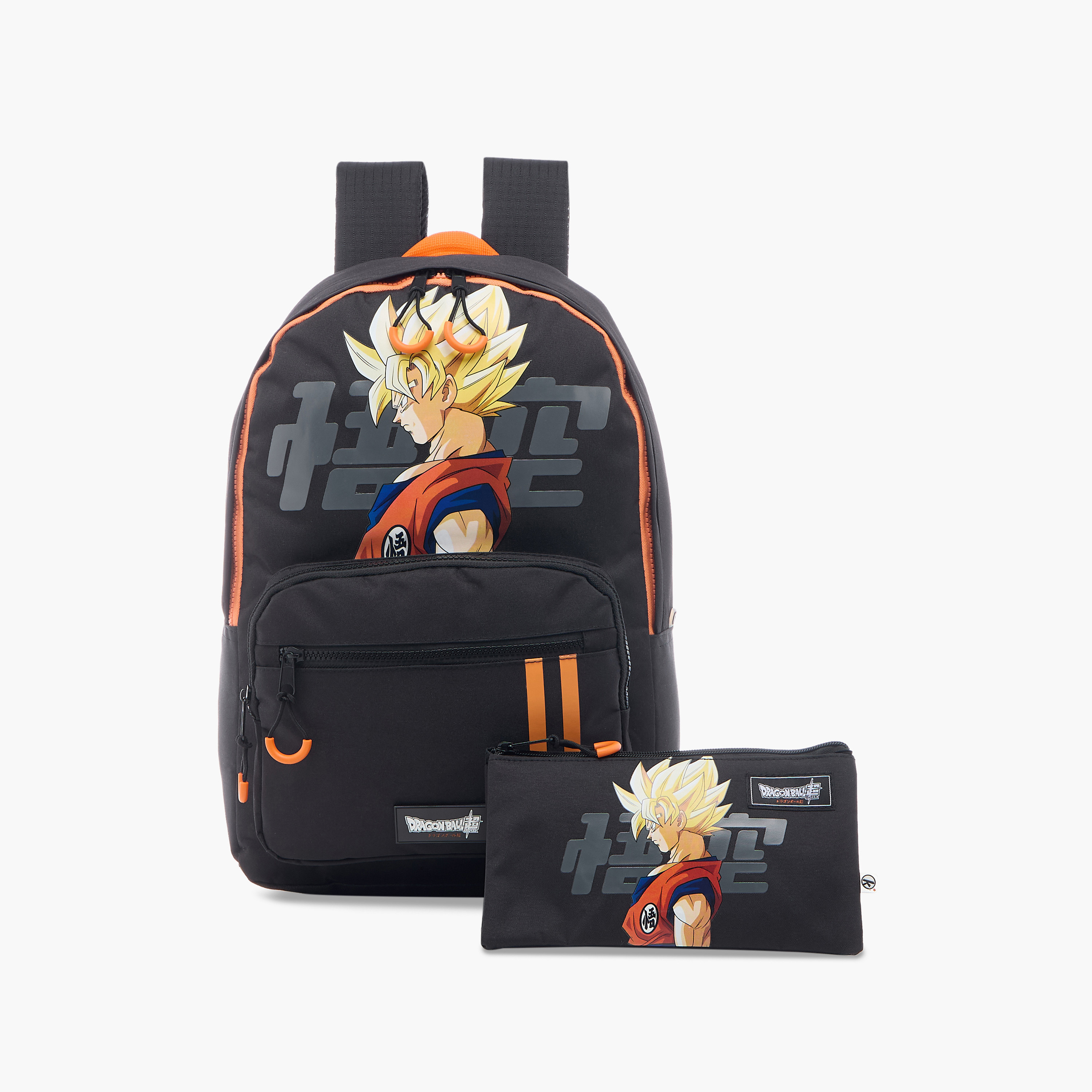 Dragon Ball Super Saiyan 17 Inch Backpack with Adjustable Straps 44x32x14 cms