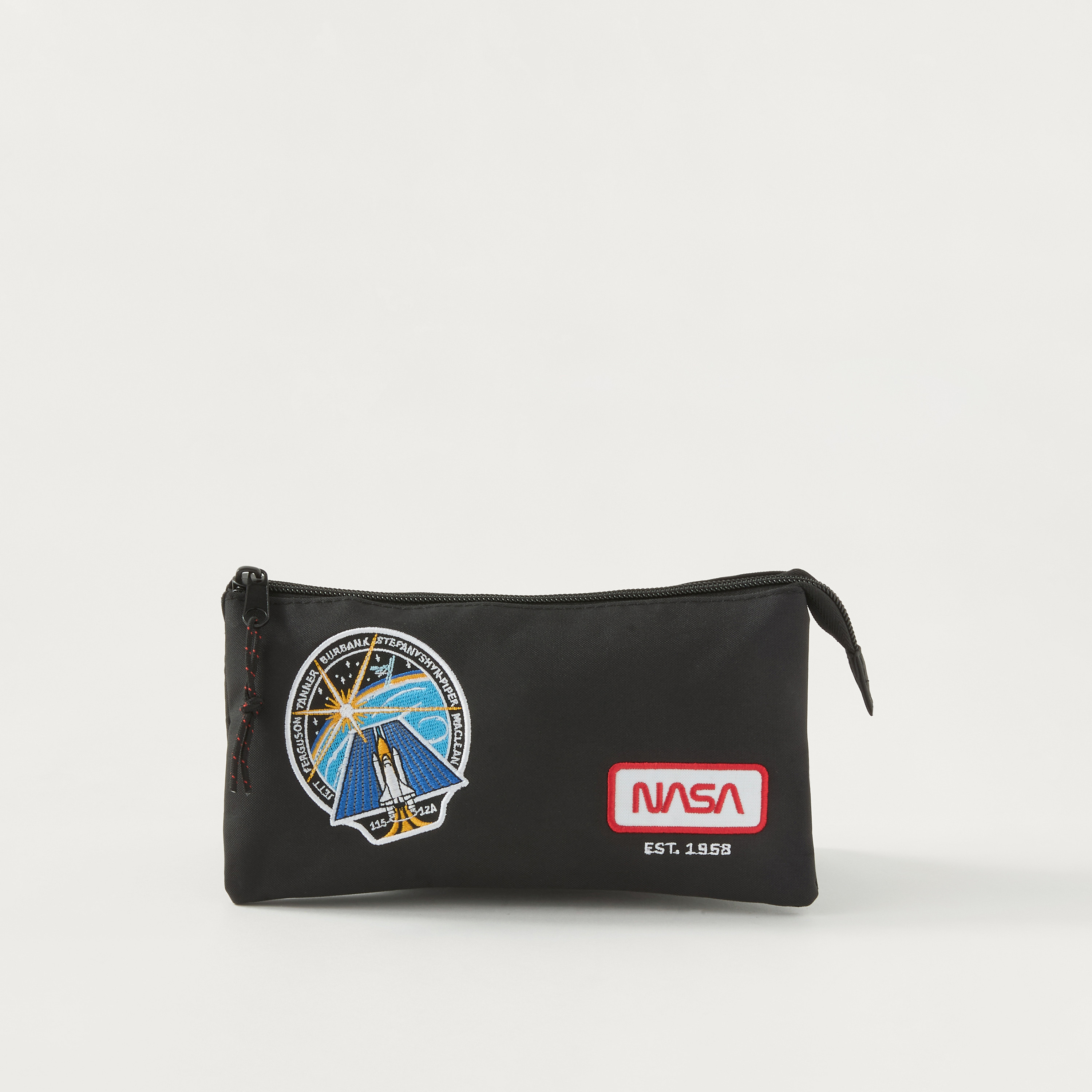 Nasa Printed 3-Compartment Pencil Pouch-school-stationery-pencilcases-image-1