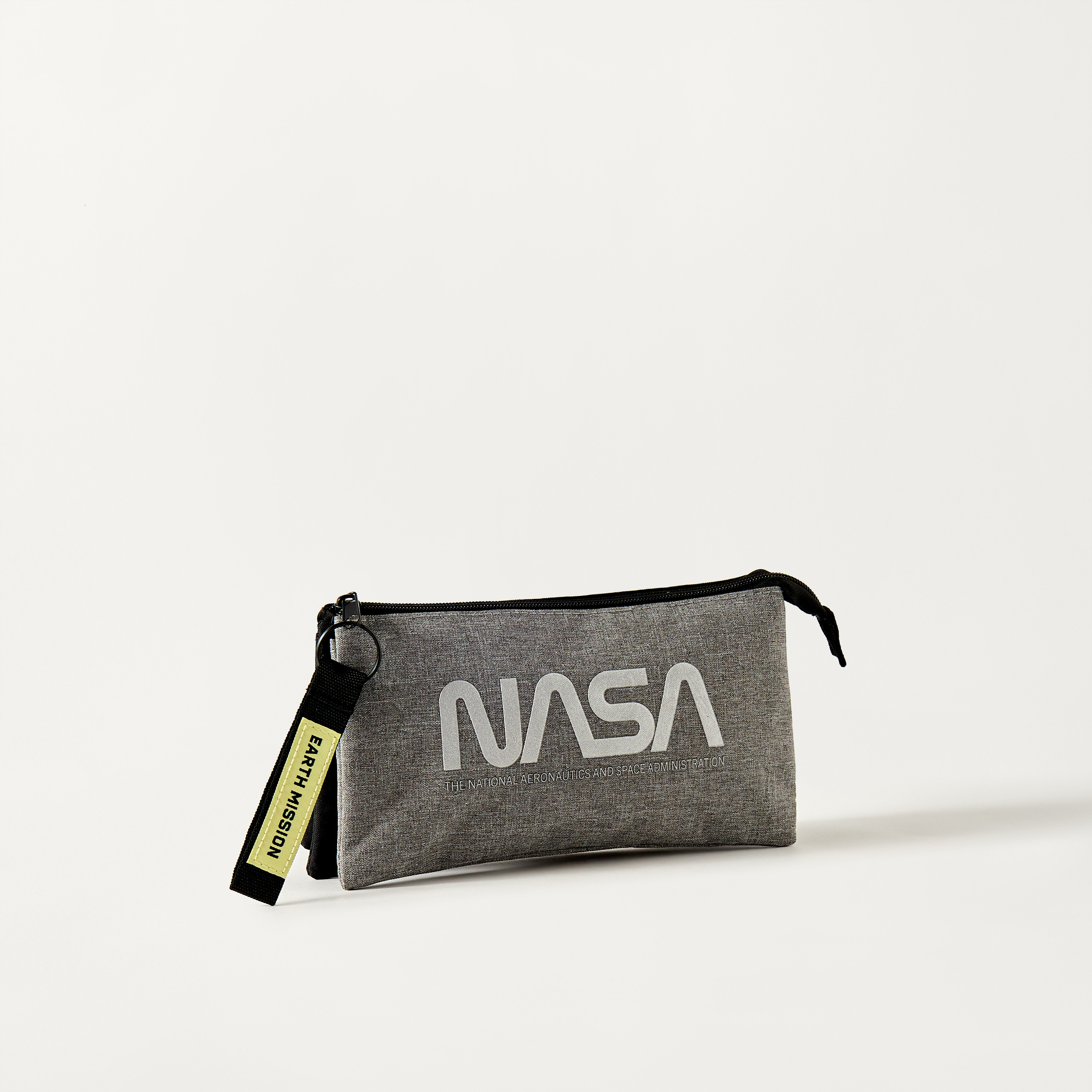 Nasa Textured Pencil Pouch with Zip Closure-school-stationery-pencilcases-image-3