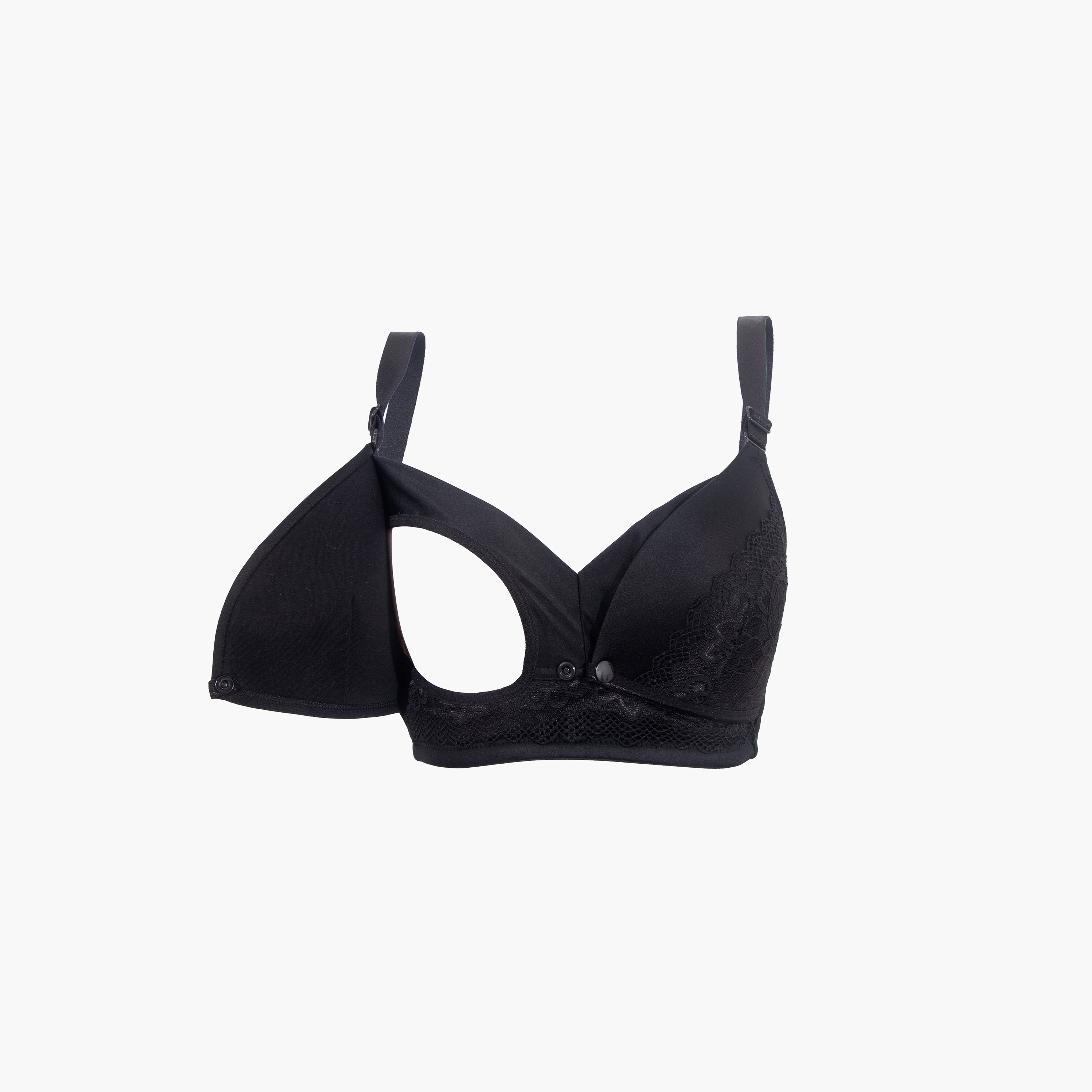 Okus Bra Maternity and Nursing Style with Lace Detail Cotton Blend-women-clothing-maternity-lingerie-bras-image-2