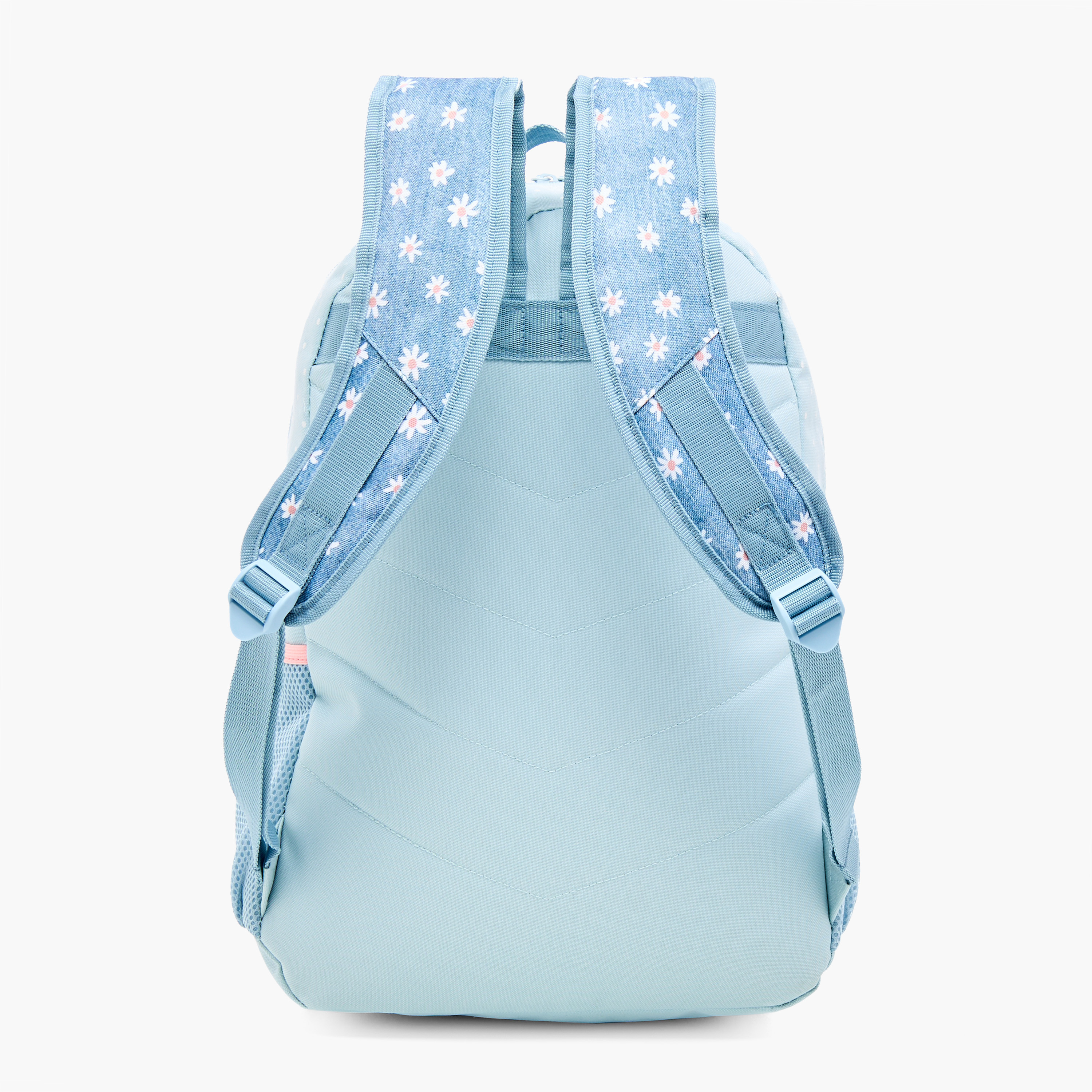 Roll Road Floral Print Backpack with Adjustable Straps - 33x46x17 cm-school-bagsandbackpacks-backpacks-image-3