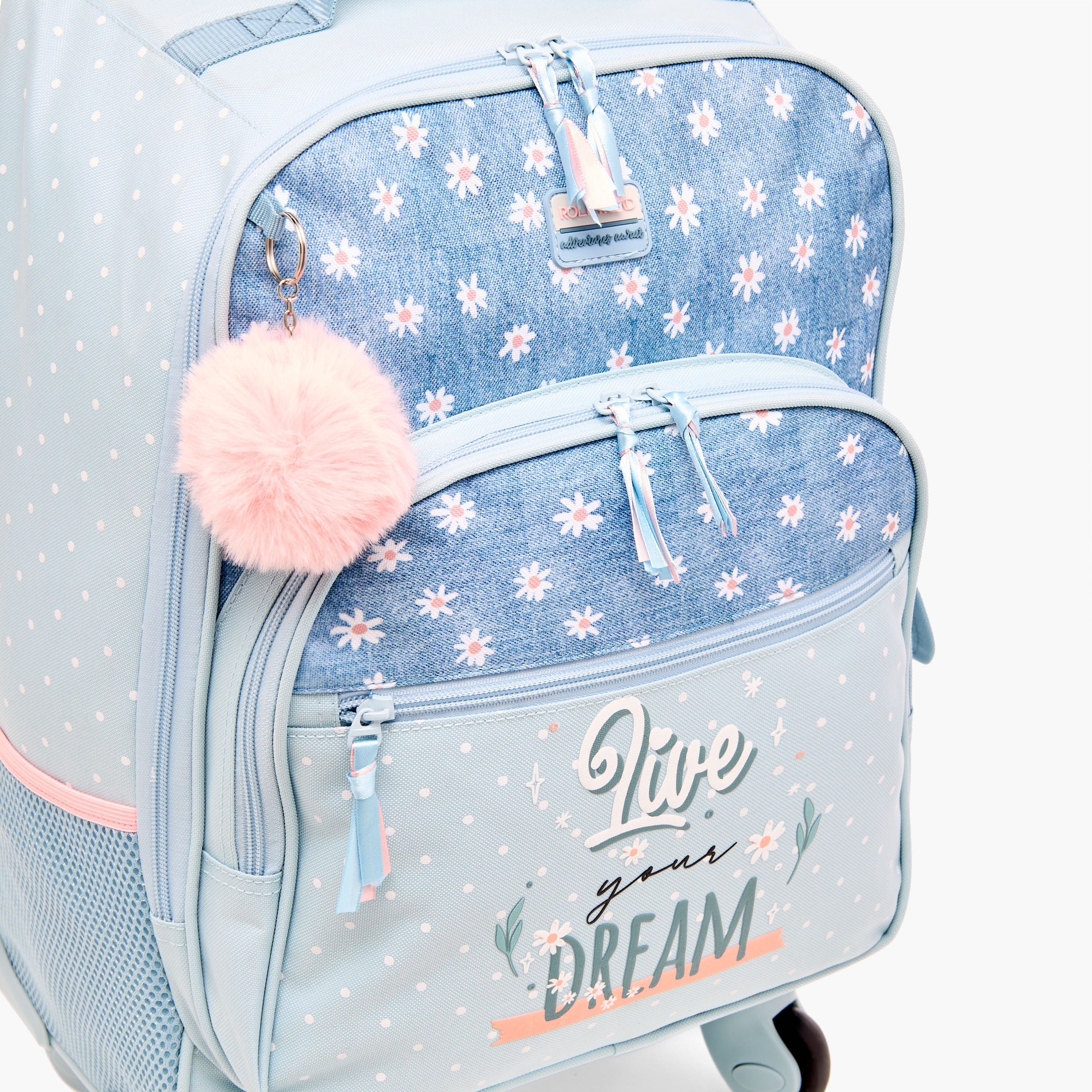 Roll Road Floral Print Backpack-school-bagsandbackpacks-trolleybags-image-8