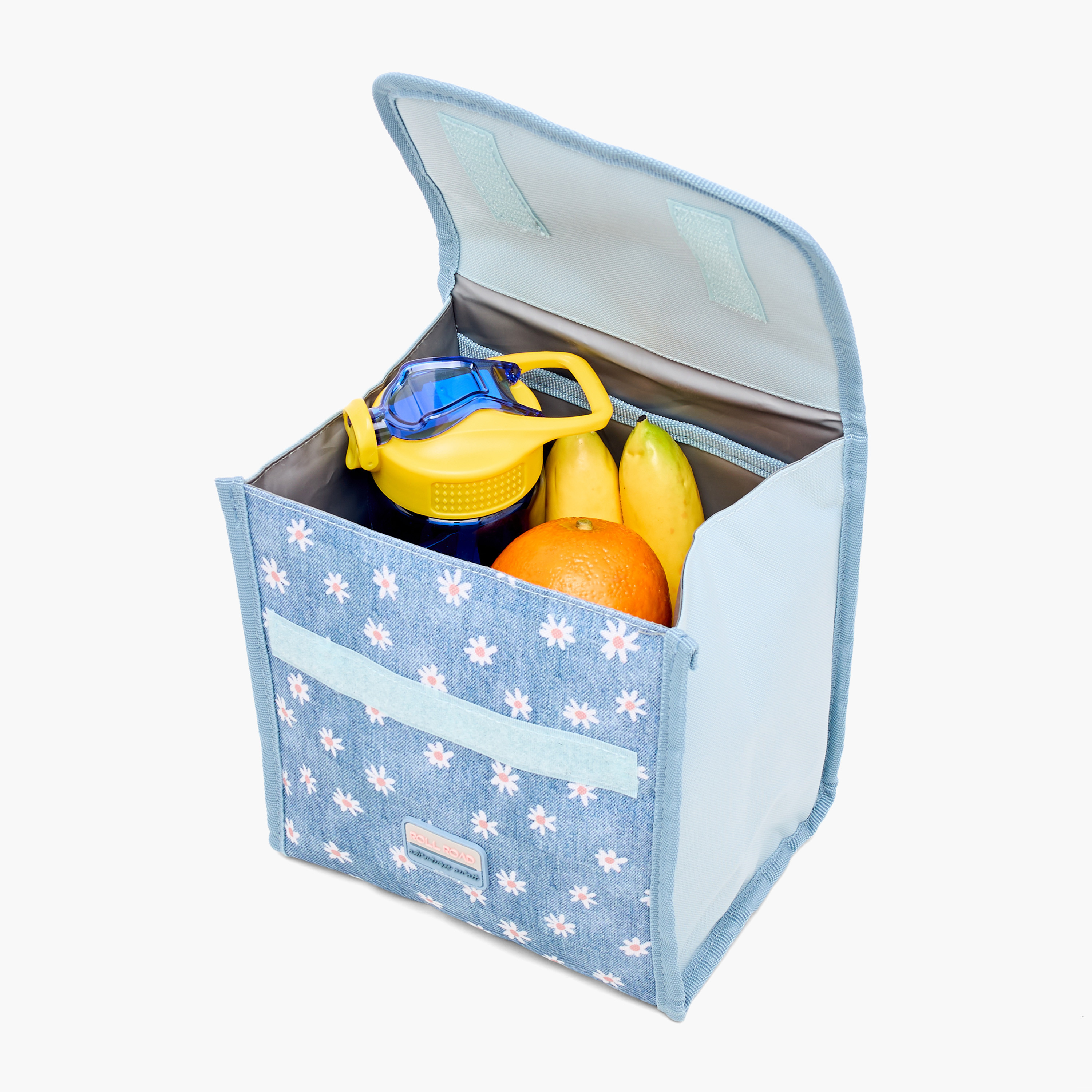 Roll Road Floral Print Lunch Bag with Zip Closure-school-lunchessentials-lunchbags-image-7